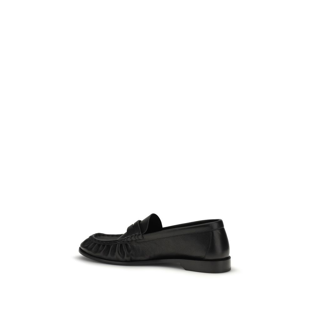 Calf Leather Bos Taurus Slip-On Men's Loafers - Saint Laurent - Modalova