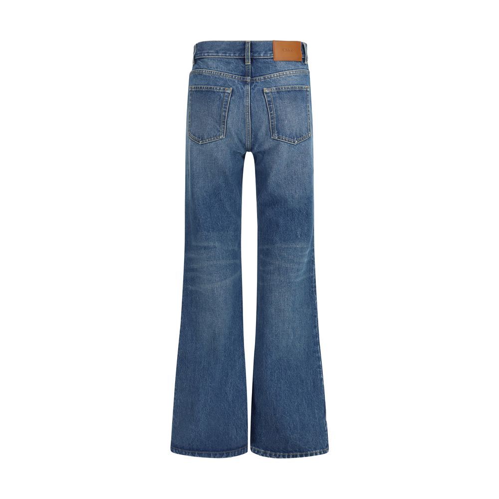 Cotton Flared Women's Jeans - Chloé - Modalova