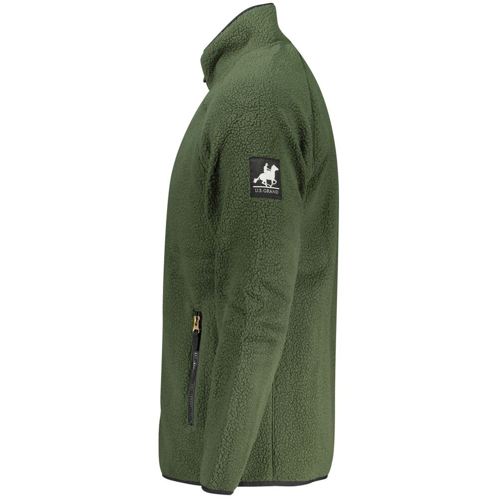 Verde Polyester Men Men's Sweatshirt - U.S. Grand Polo - Modalova