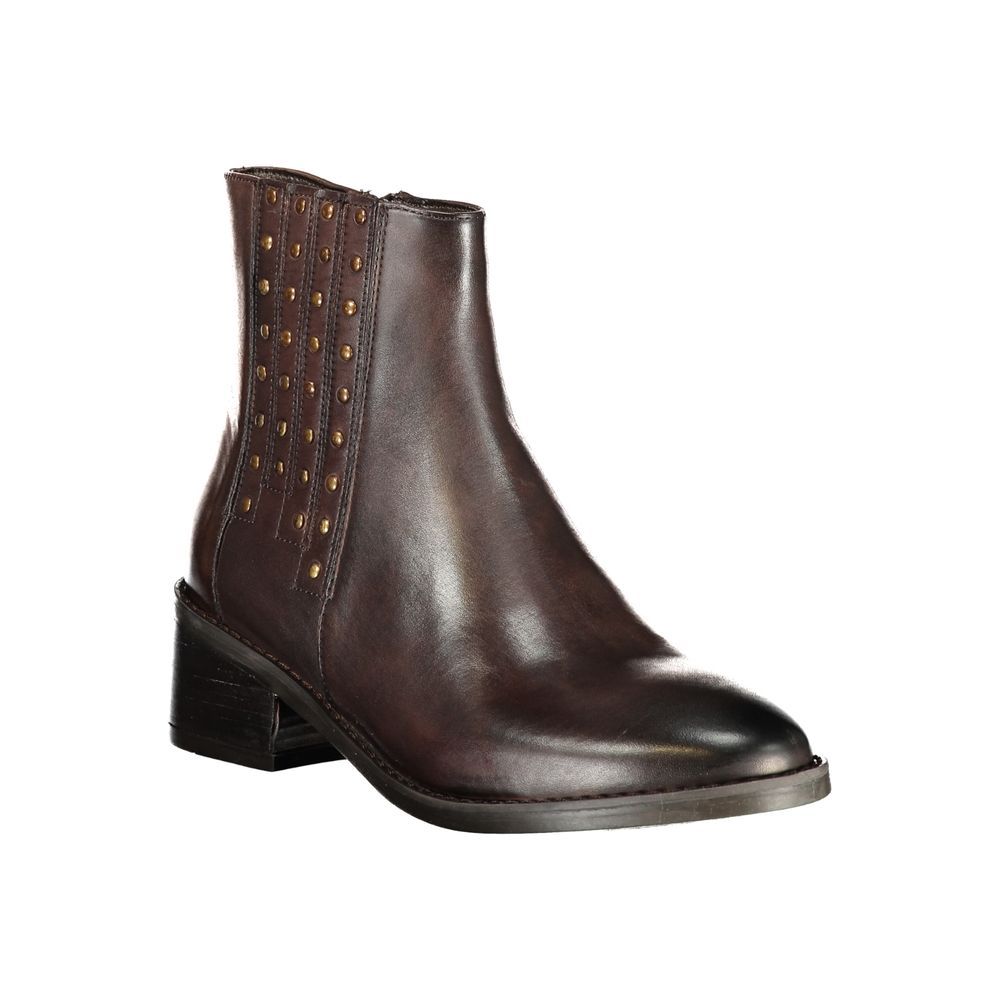 Marrone Leather Women Ankle Women's Boot - Cafenoir - Modalova