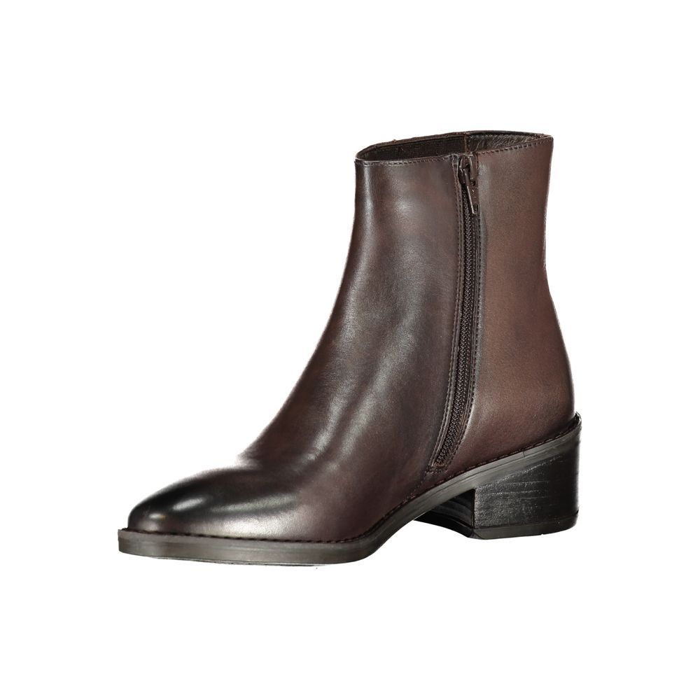 Marrone Leather Women Ankle Women's Boot - Cafenoir - Modalova