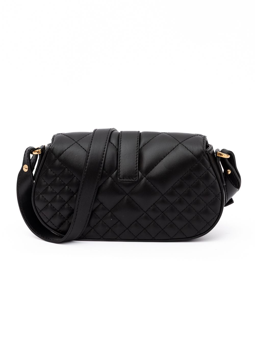 Leather Quilted Shoulder Strap Women's Bag - Versace - Modalova