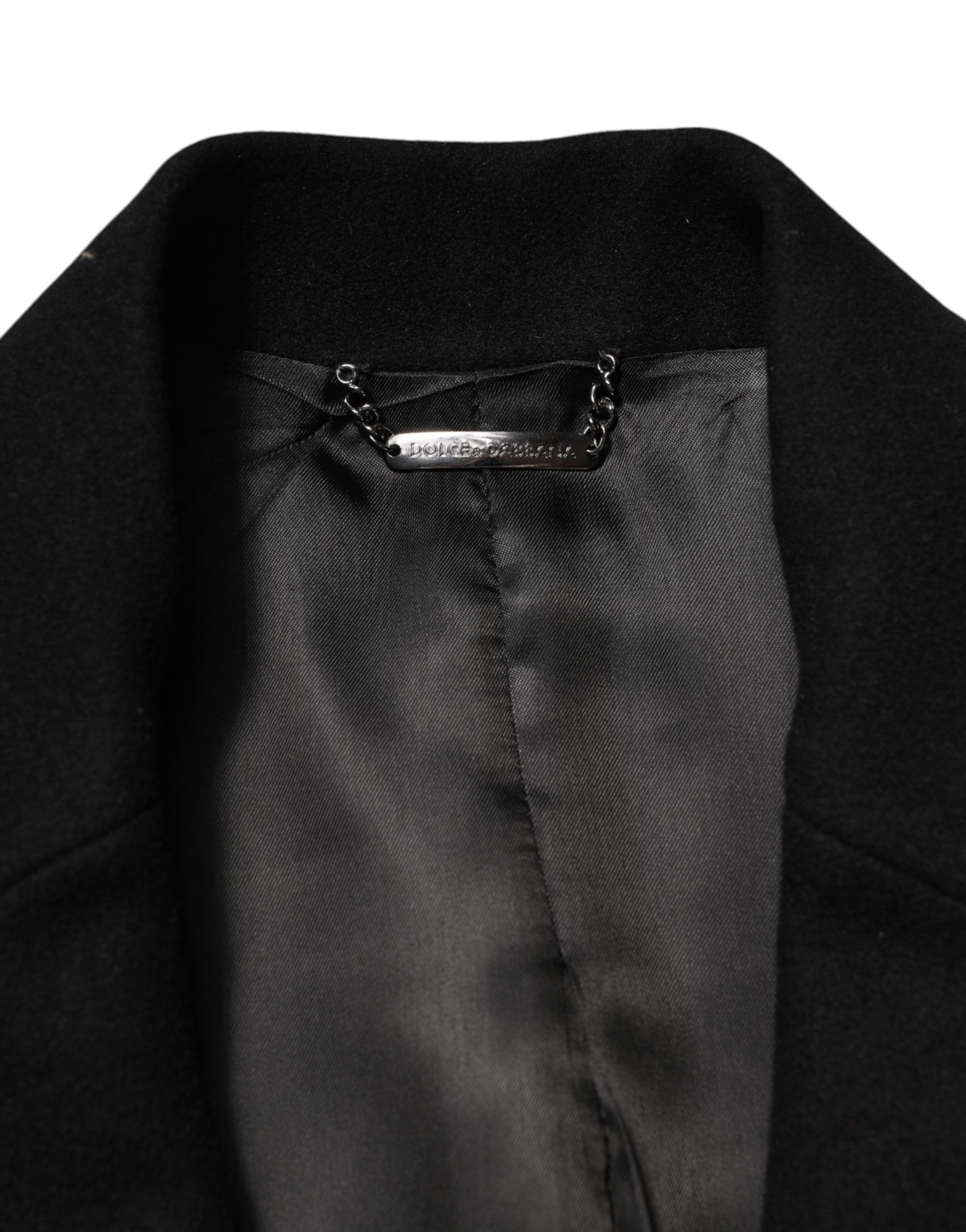 Heraldic Patch Single Breasted Blazer Men's Jacket - Dolce & Gabbana - Modalova