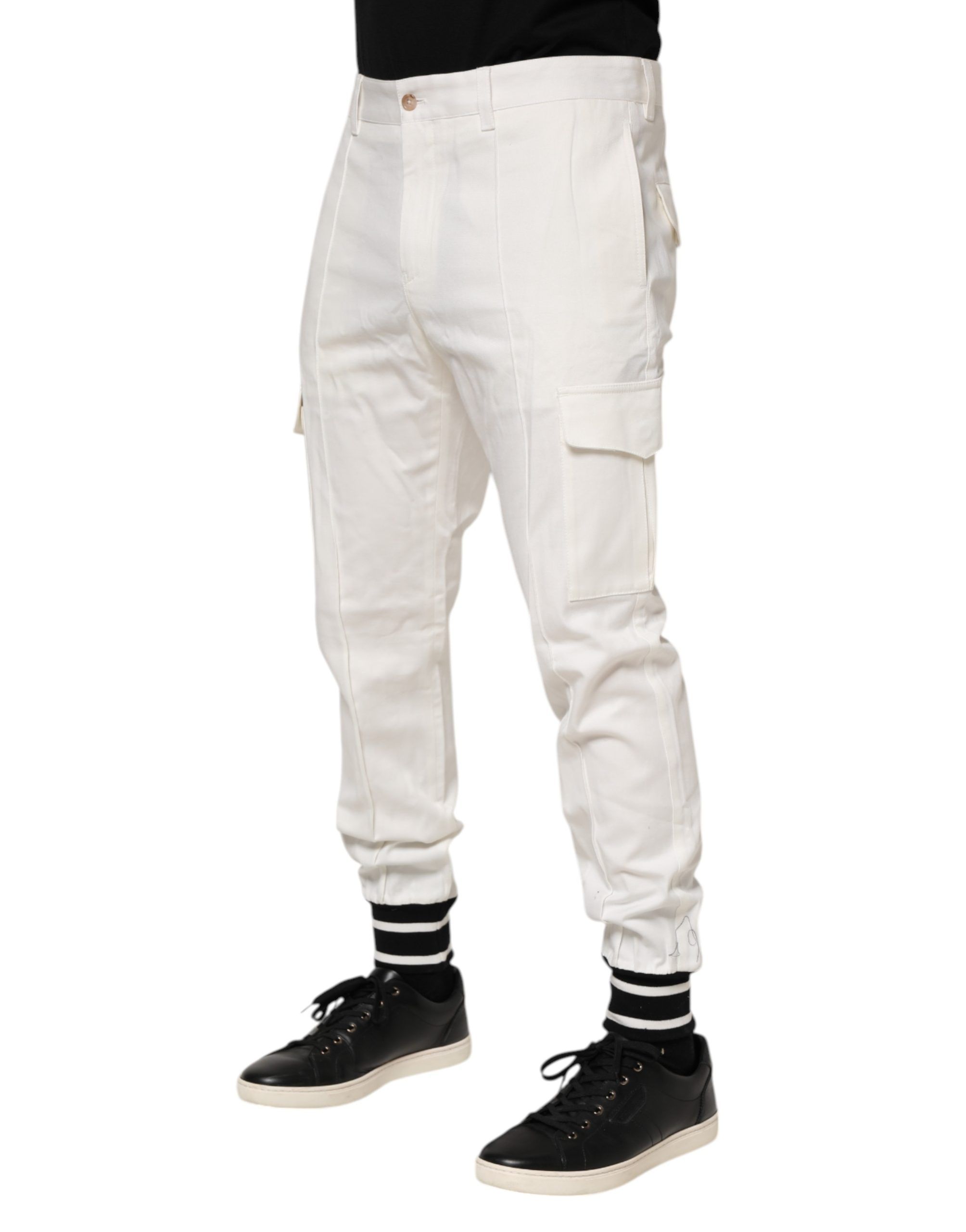 Cotton Jogger Cargo Skinny Men Men's Pants (Pre-Owned) - Dolce & Gabbana - Modalova