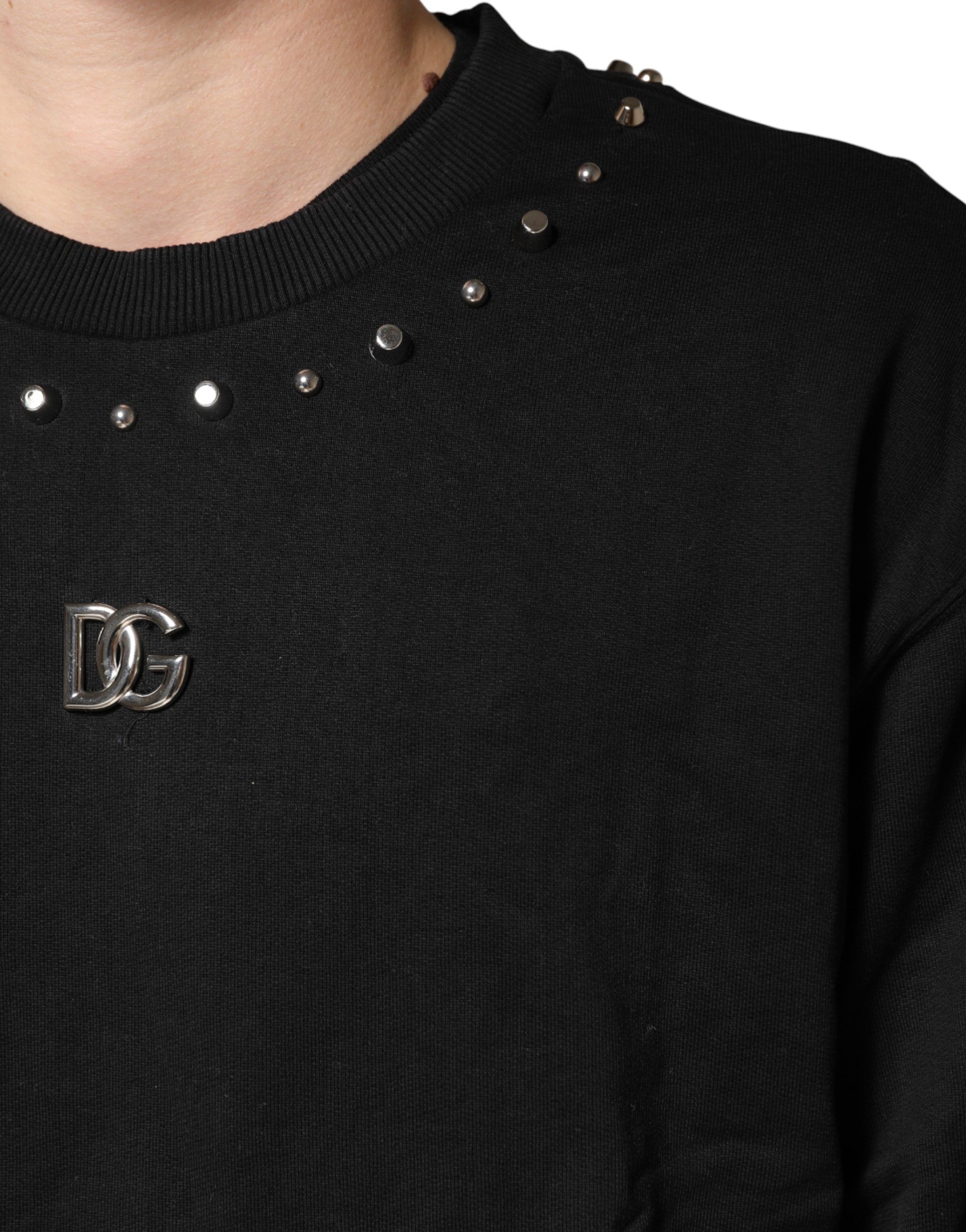 Embellished Cotton Sweatshirt Men's Sweater (Pre-Owned) - Dolce & Gabbana - Modalova