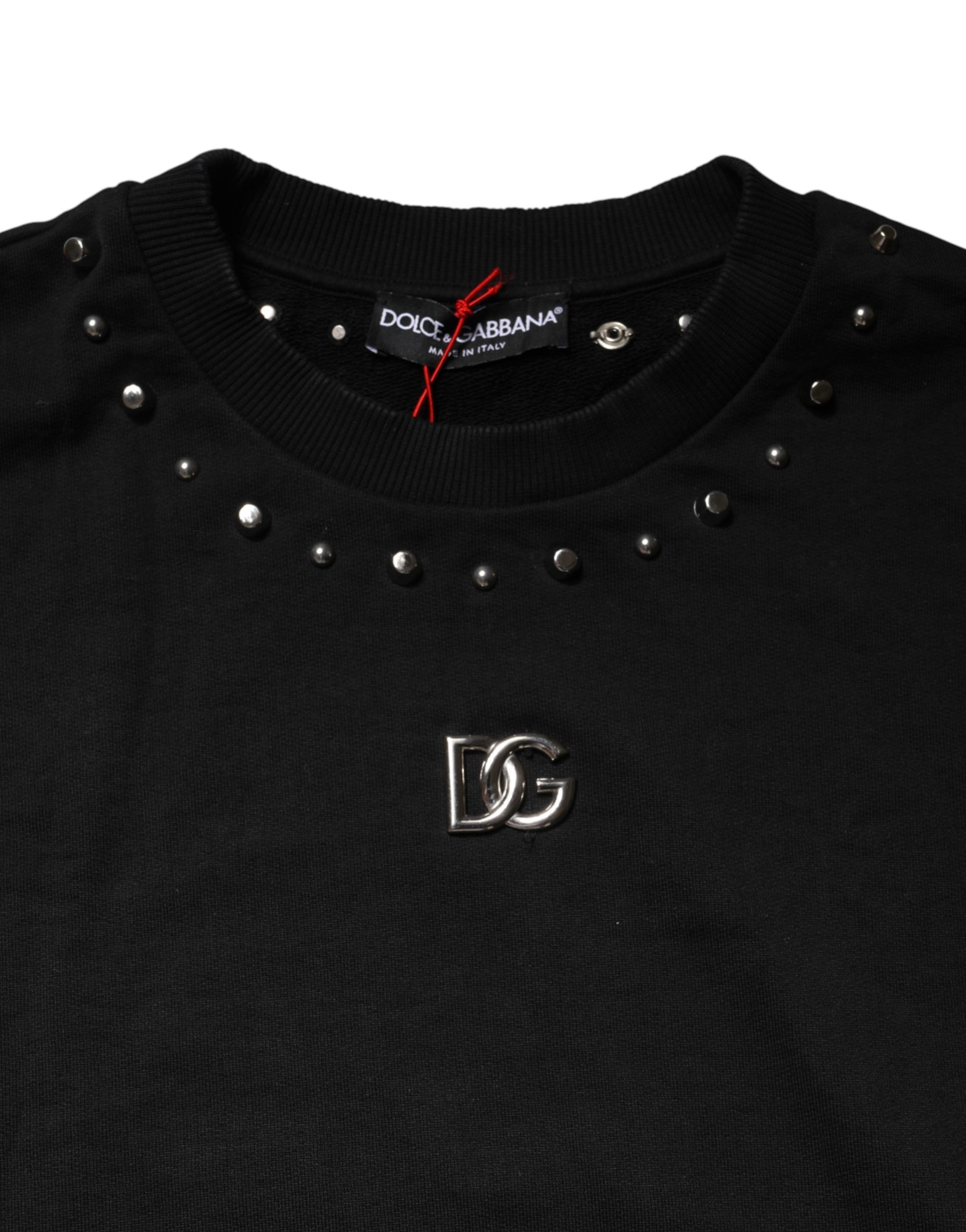 Embellished Cotton Sweatshirt Men's Sweater (Pre-Owned) - Dolce & Gabbana - Modalova