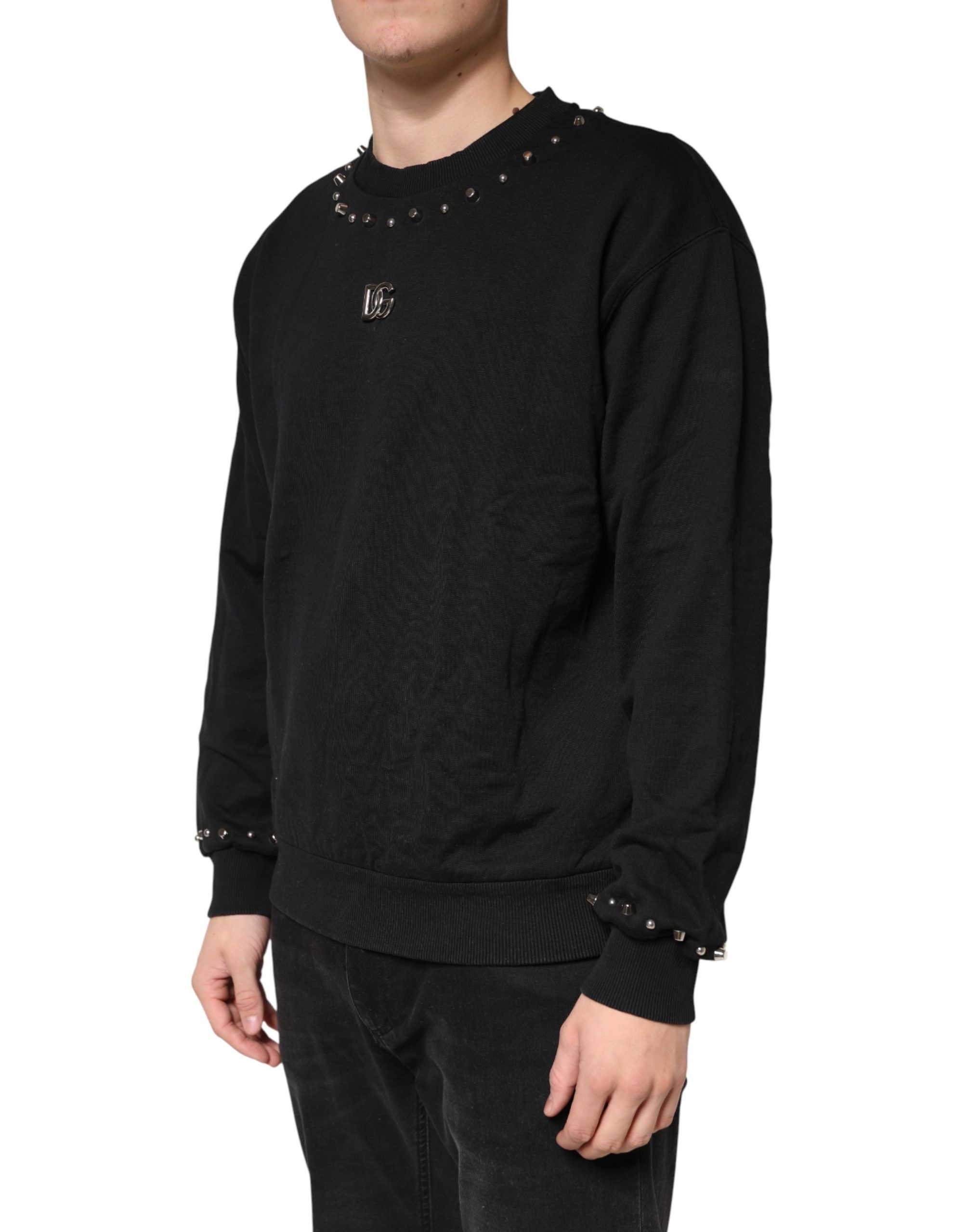 Embellished Cotton Sweatshirt Men's Sweater (Pre-Owned) - Dolce & Gabbana - Modalova