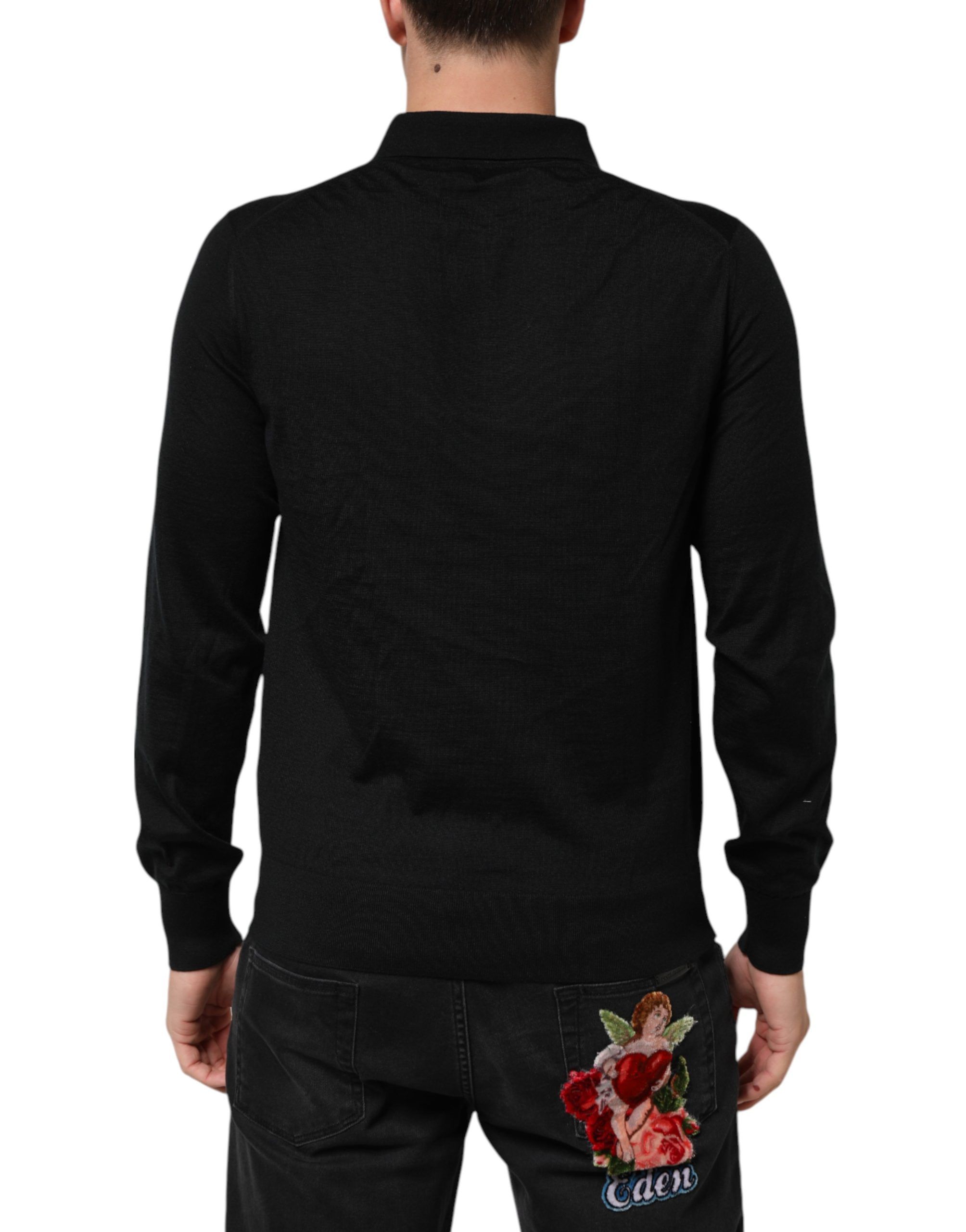 Crest Long Sleeve Men Pullover Men's Sweater - Dolce & Gabbana - Modalova