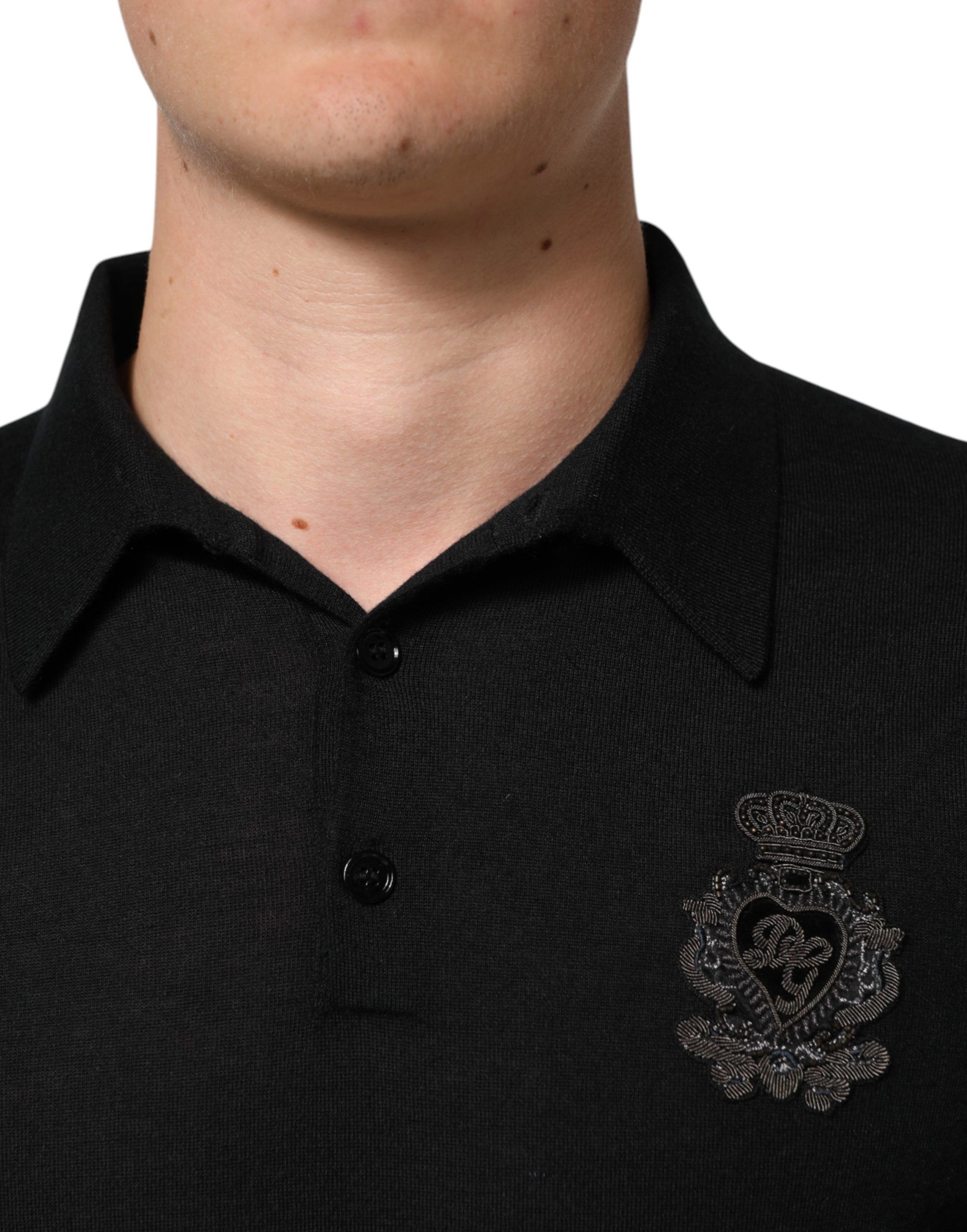 Crest Long Sleeve Men Pullover Men's Sweater - Dolce & Gabbana - Modalova
