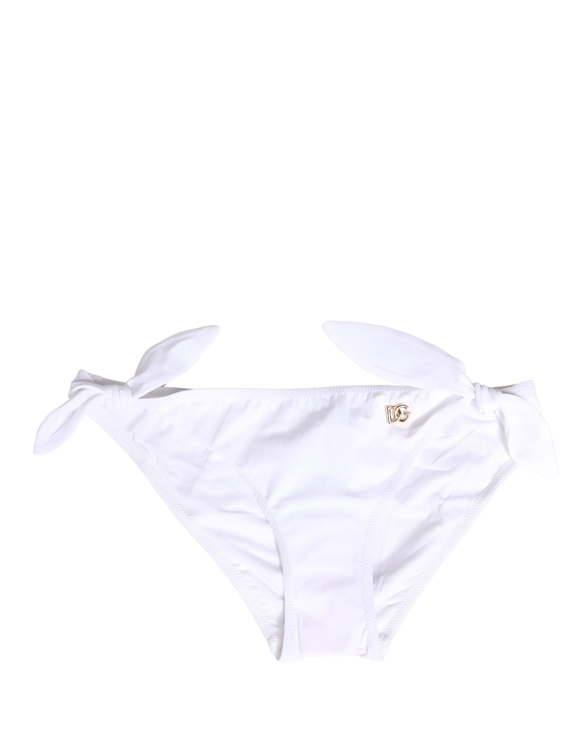 Nylon DG Logo Plaque Bikini Bottom Women's Swimwear - Dolce & Gabbana - Modalova