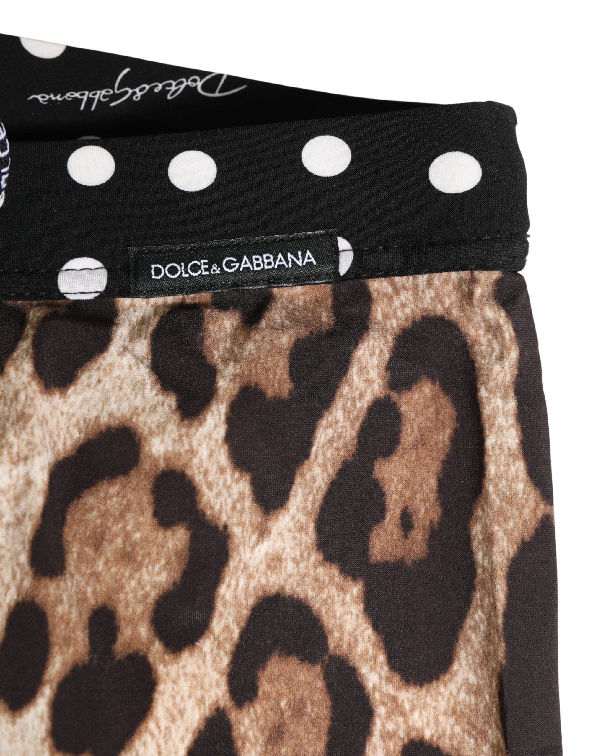 Patterned Cycling Bike Shorts Men's Underwear - Dolce & Gabbana - Modalova
