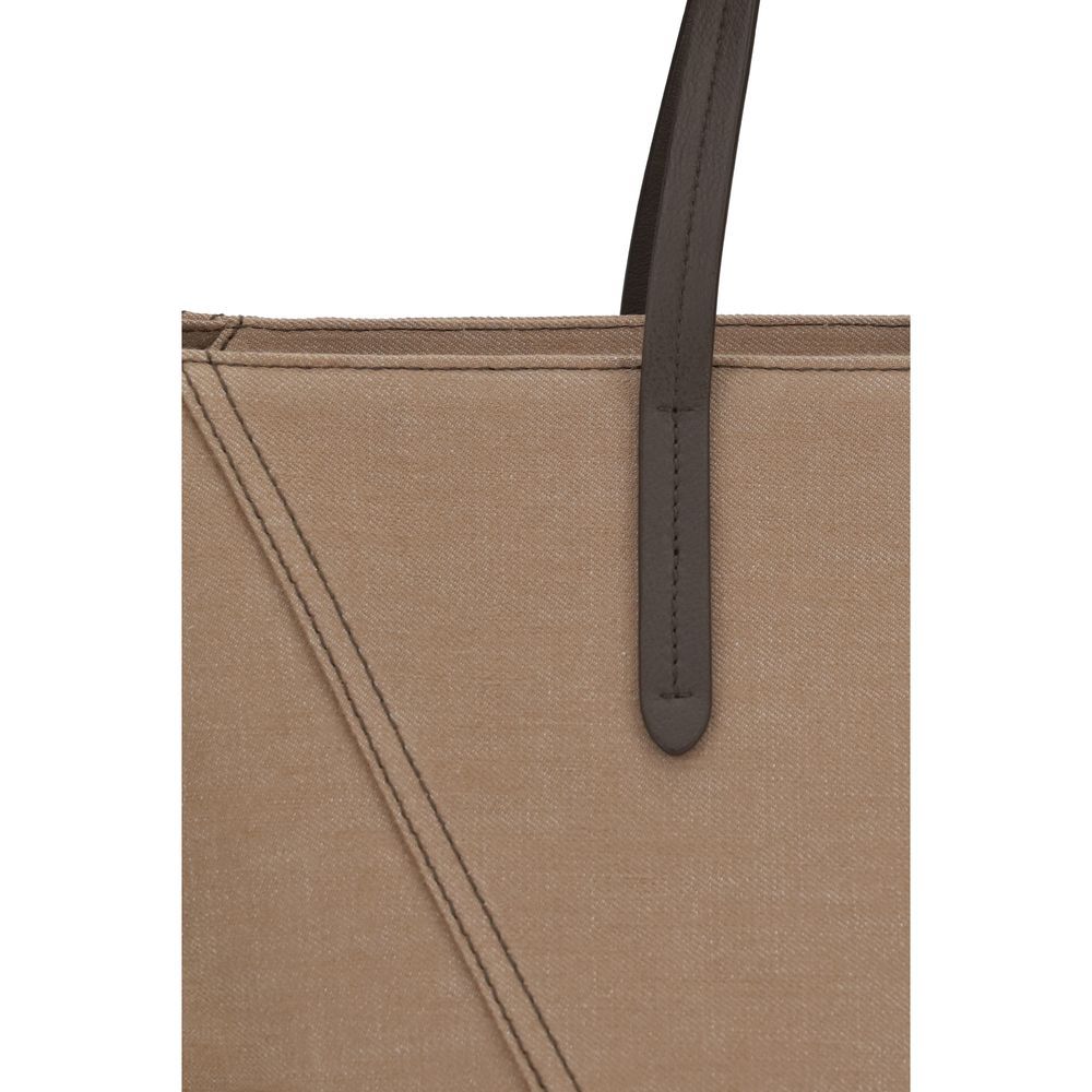 Cotton Shoulder Women's Bag - Brunello Cucinelli - Modalova