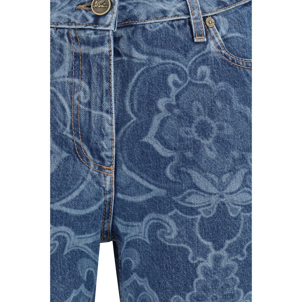 Cotton Flared Women's Jeans - Etro - Modalova