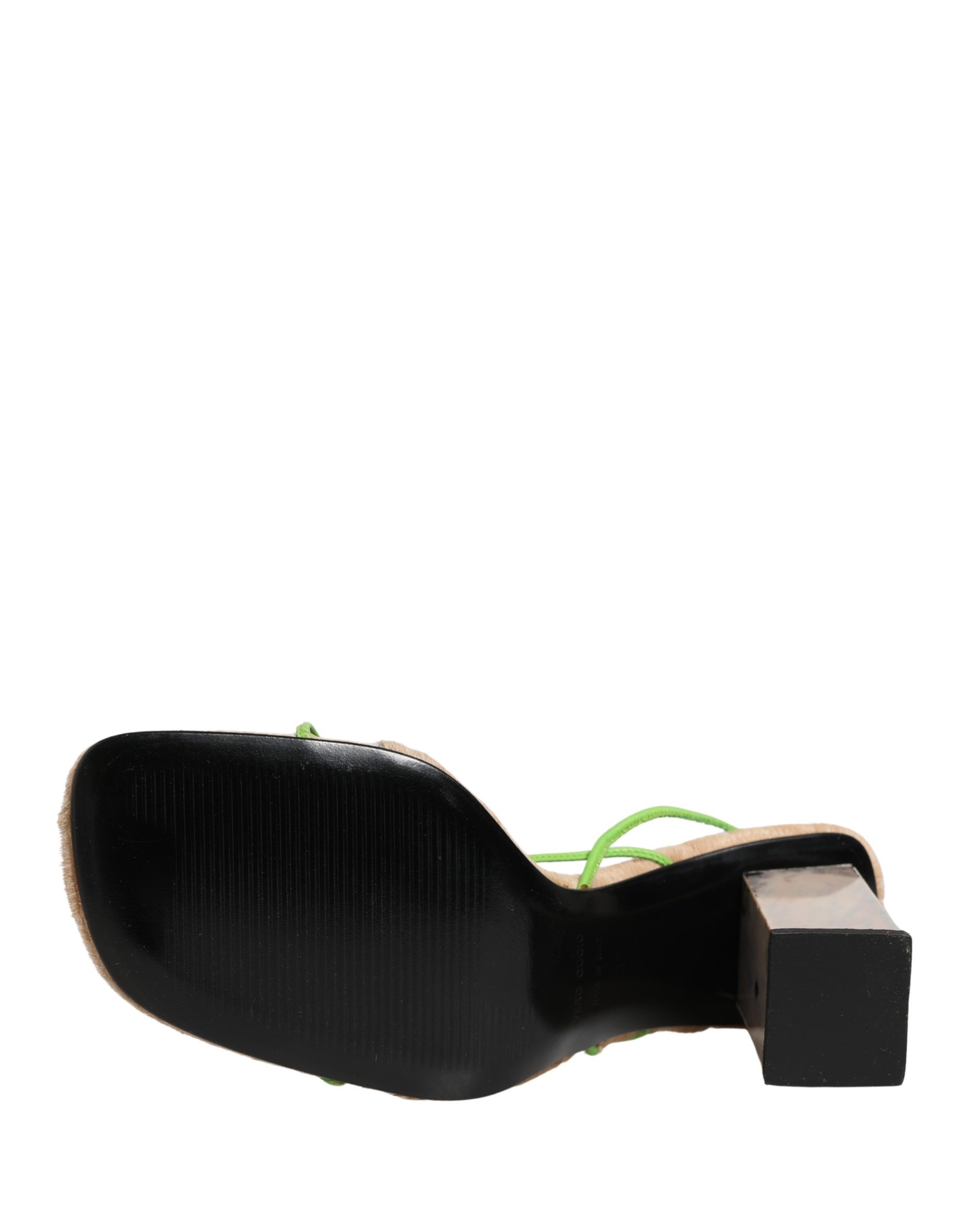 Leather Block Heels Sandals Women's Shoes (Pre-Owned) - Dolce & Gabbana - Modalova