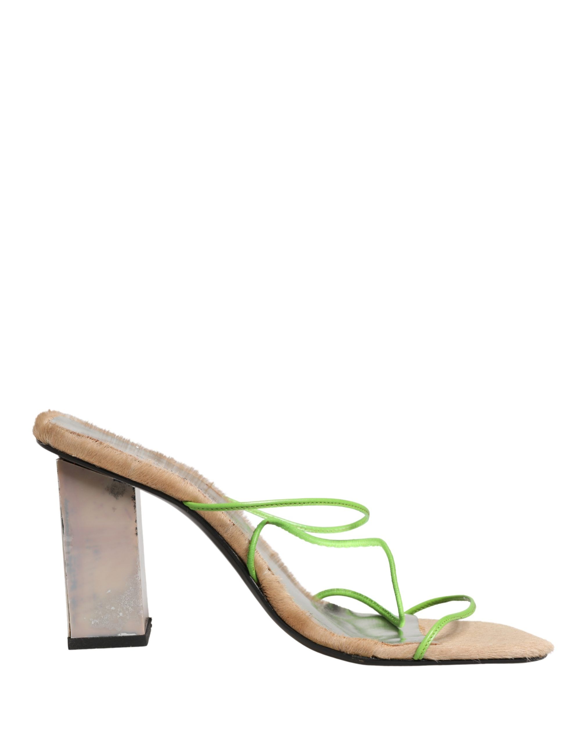 Leather Block Heels Sandals Women's Shoes (Pre-Owned) - Dolce & Gabbana - Modalova