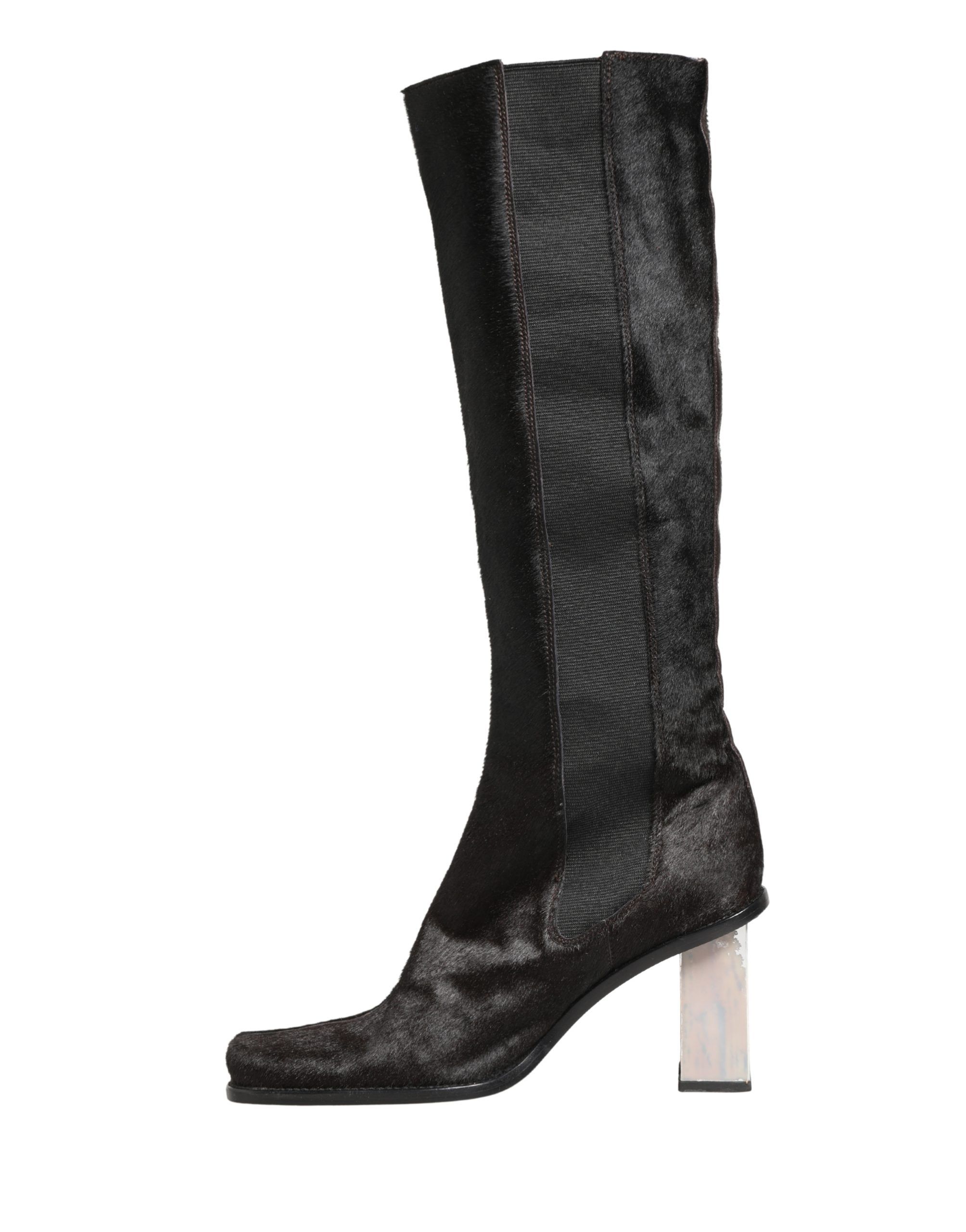 Suede Leather Knee High Boots Women's Shoes (Pre-Owned) - Dolce & Gabbana - Modalova