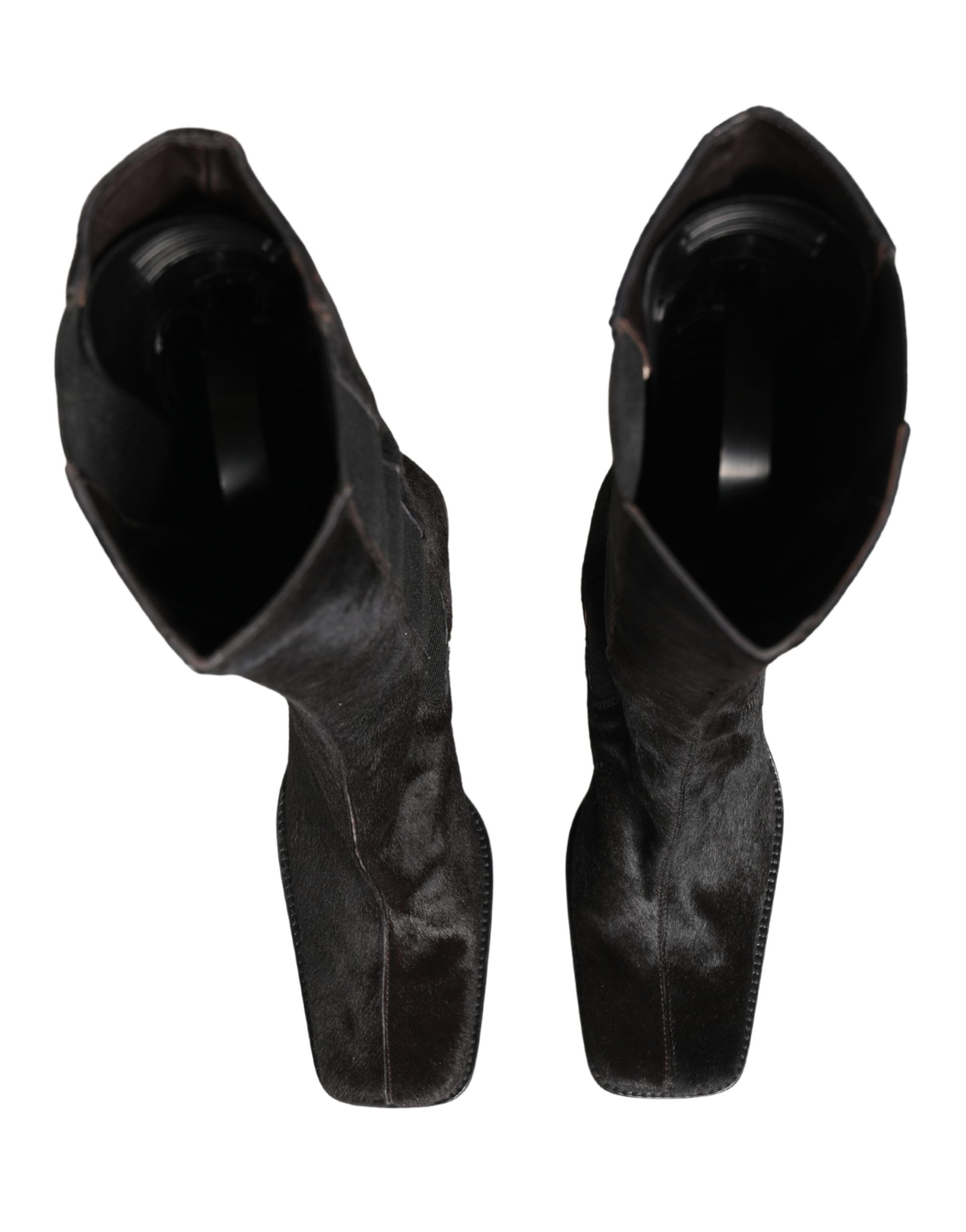 Suede Leather Knee High Boots Women's Shoes (Pre-Owned) - Dolce & Gabbana - Modalova