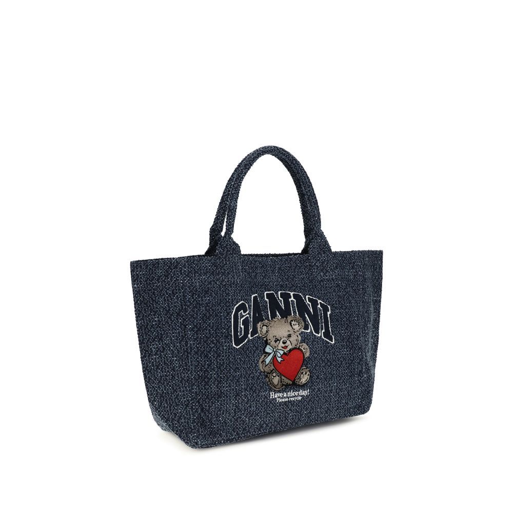 Cotton Shoulder Women's Bag - Ganni - Modalova
