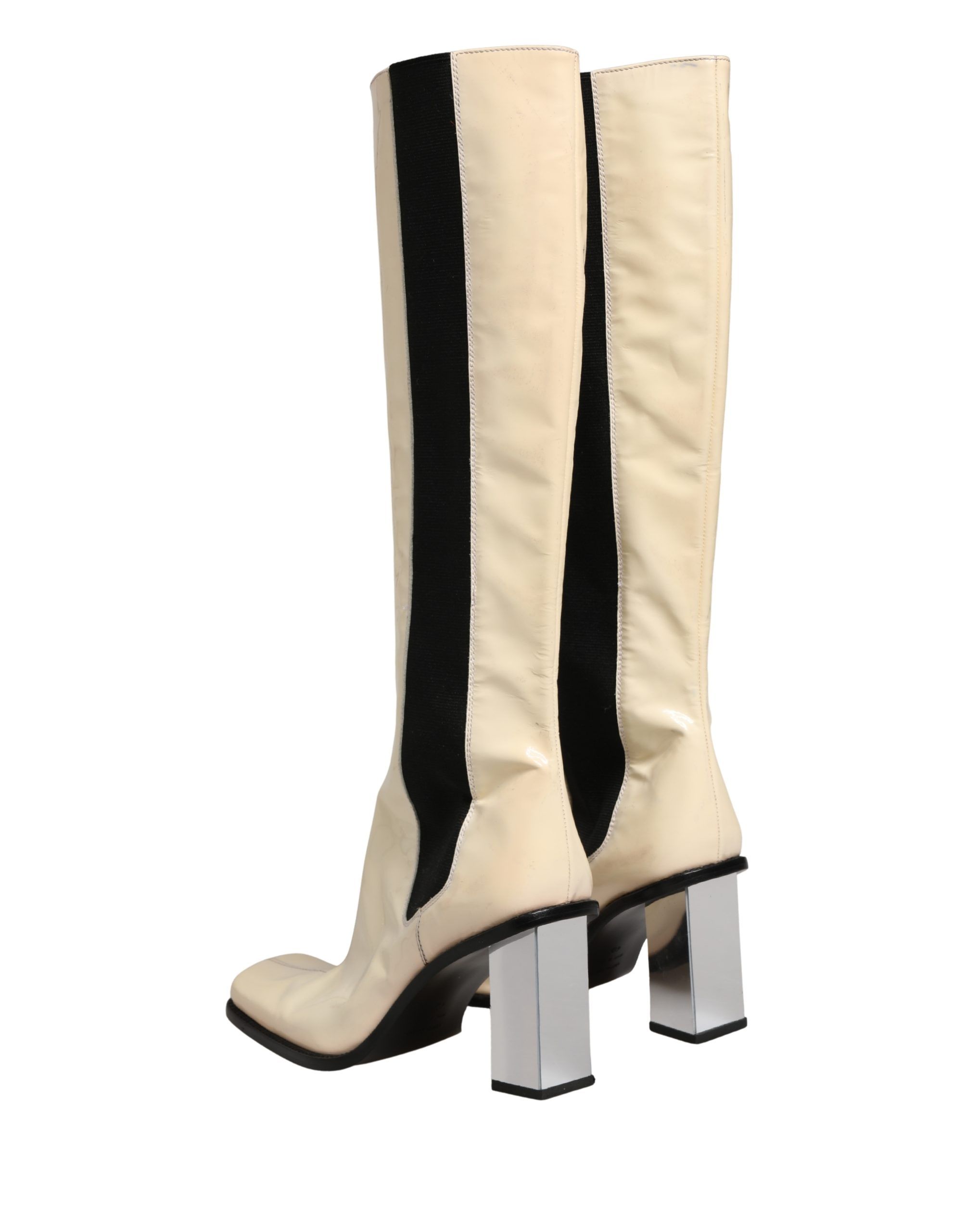 Leather Knee High Boots Women's Shoes (Pre-Owned) - Dolce & Gabbana - Modalova