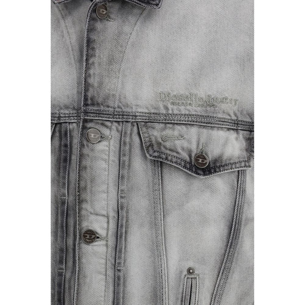 Cotton Denim Men's Jacket - Diesel - Modalova