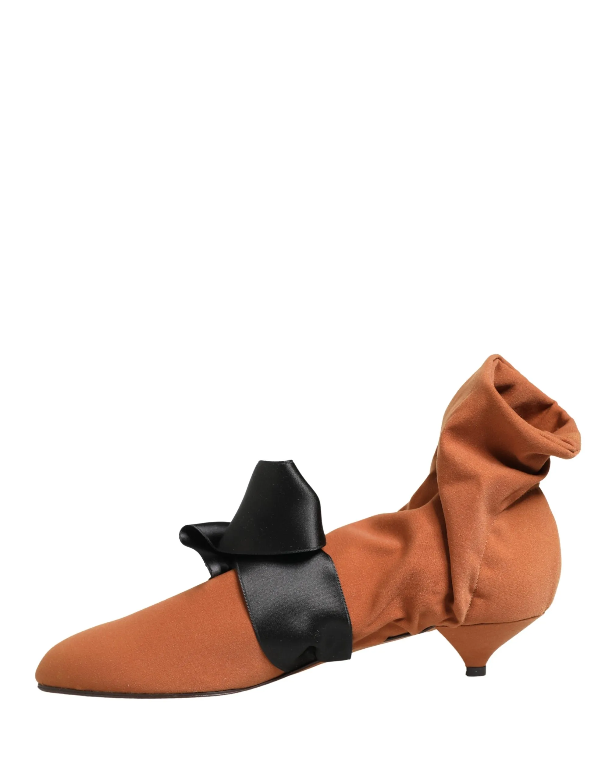 Brown Black Suede Boots Women's Shoes - Dolce & Gabbana - Modalova