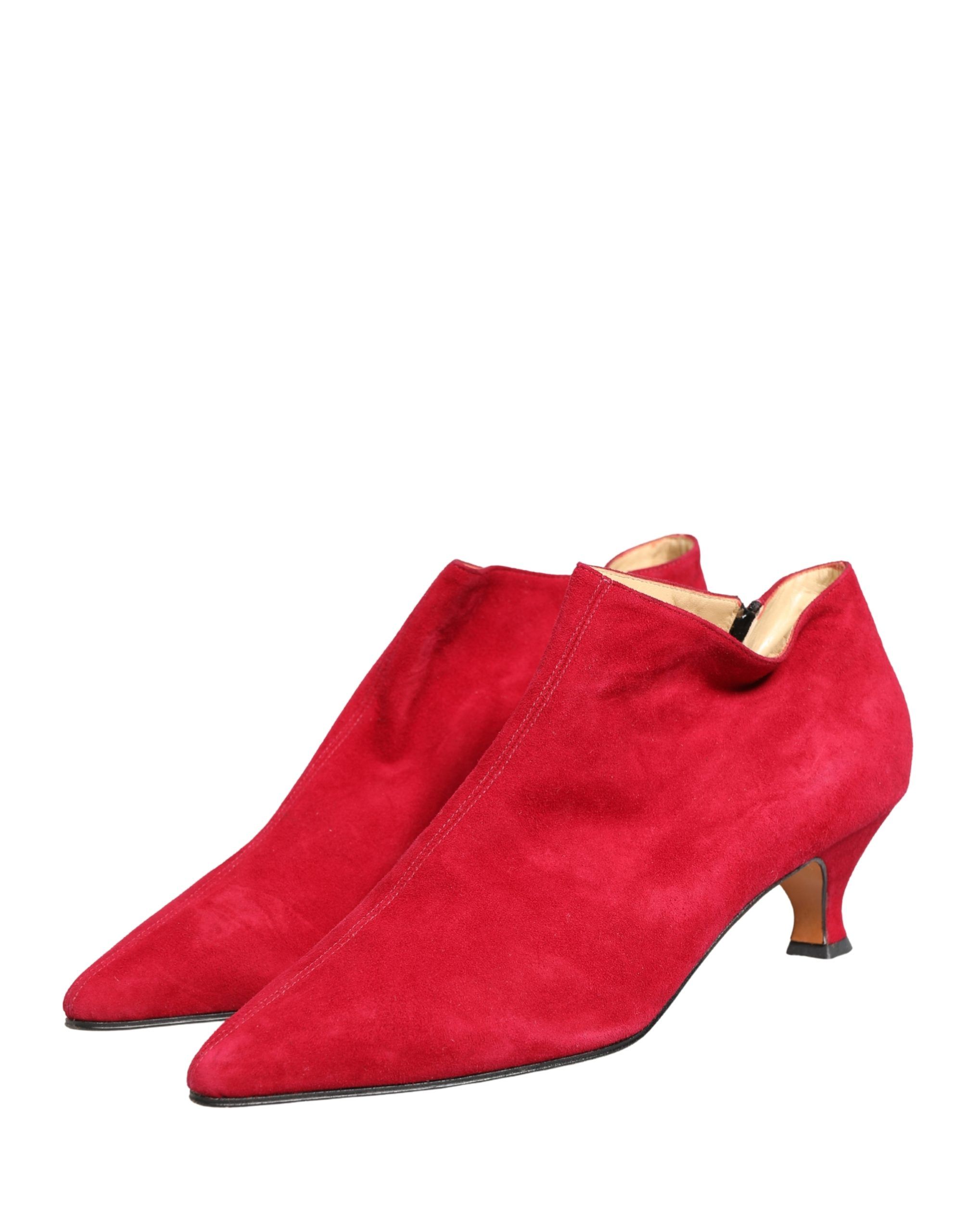 Suede Ankle Boots Women's Shoes - Dolce & Gabbana - Modalova