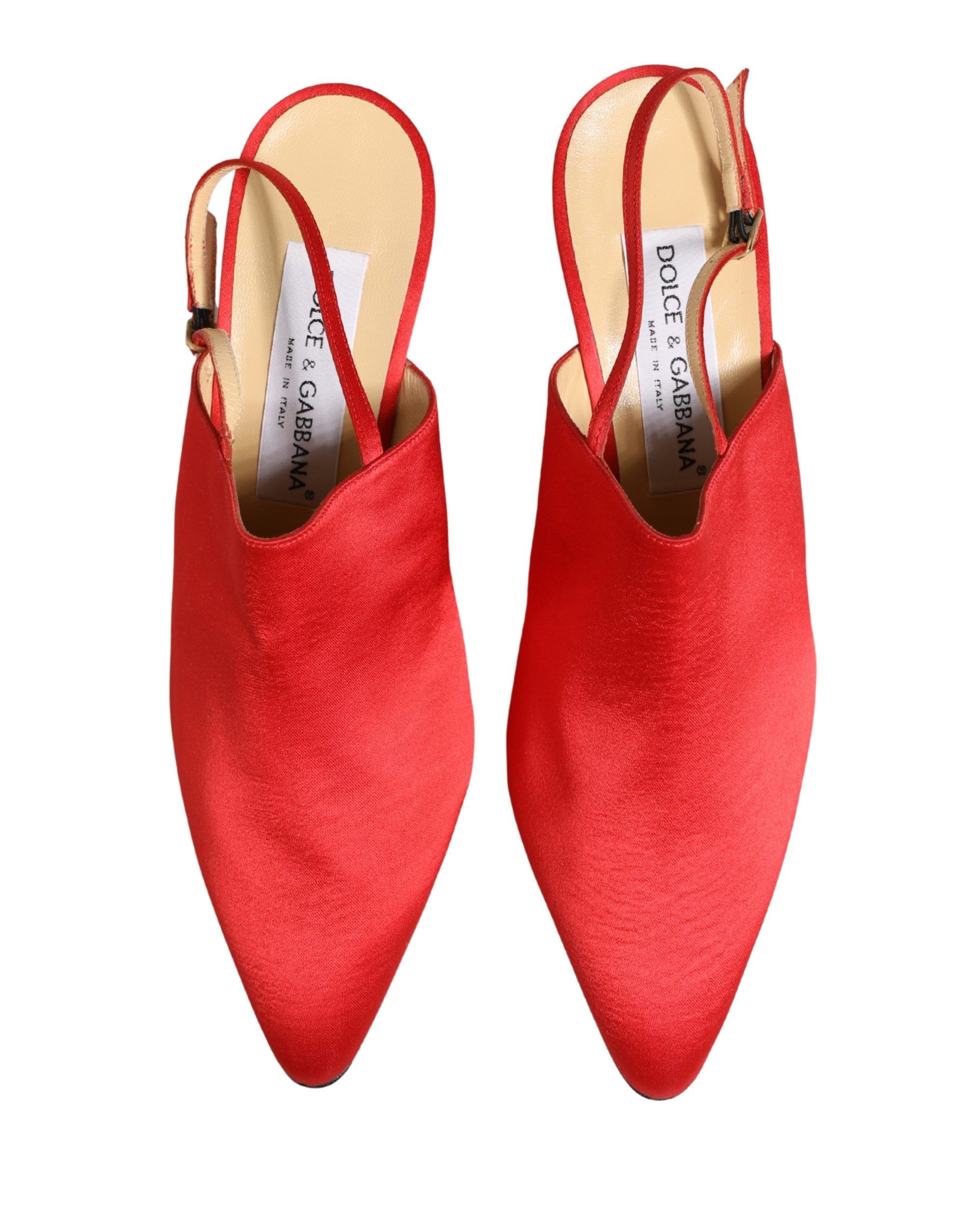 Suede Heel Slingback Women's Shoes - Dolce & Gabbana - Modalova