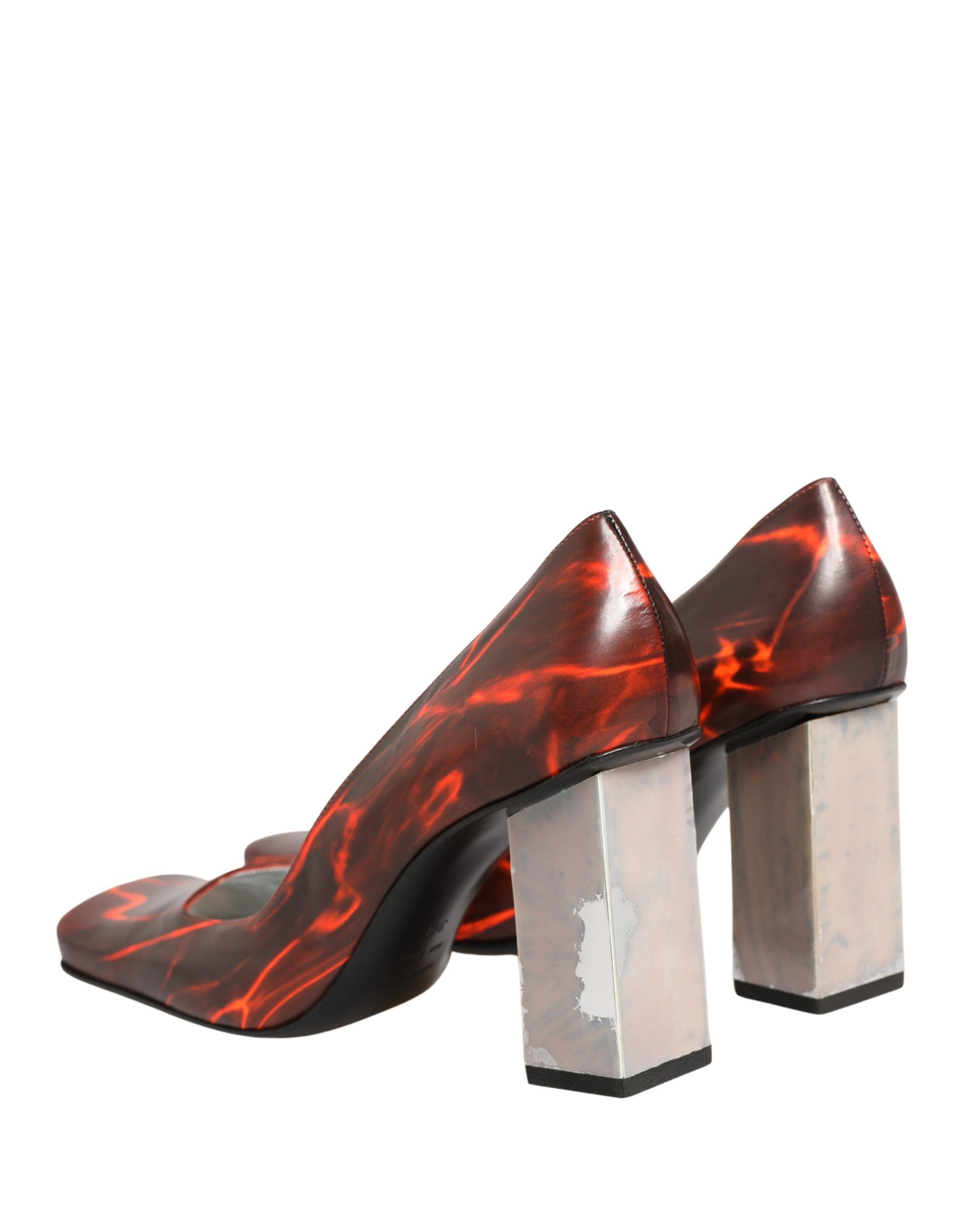 Leather Square Toe Pumps Women's Shoes (Pre-Owned) - Dolce & Gabbana - Modalova