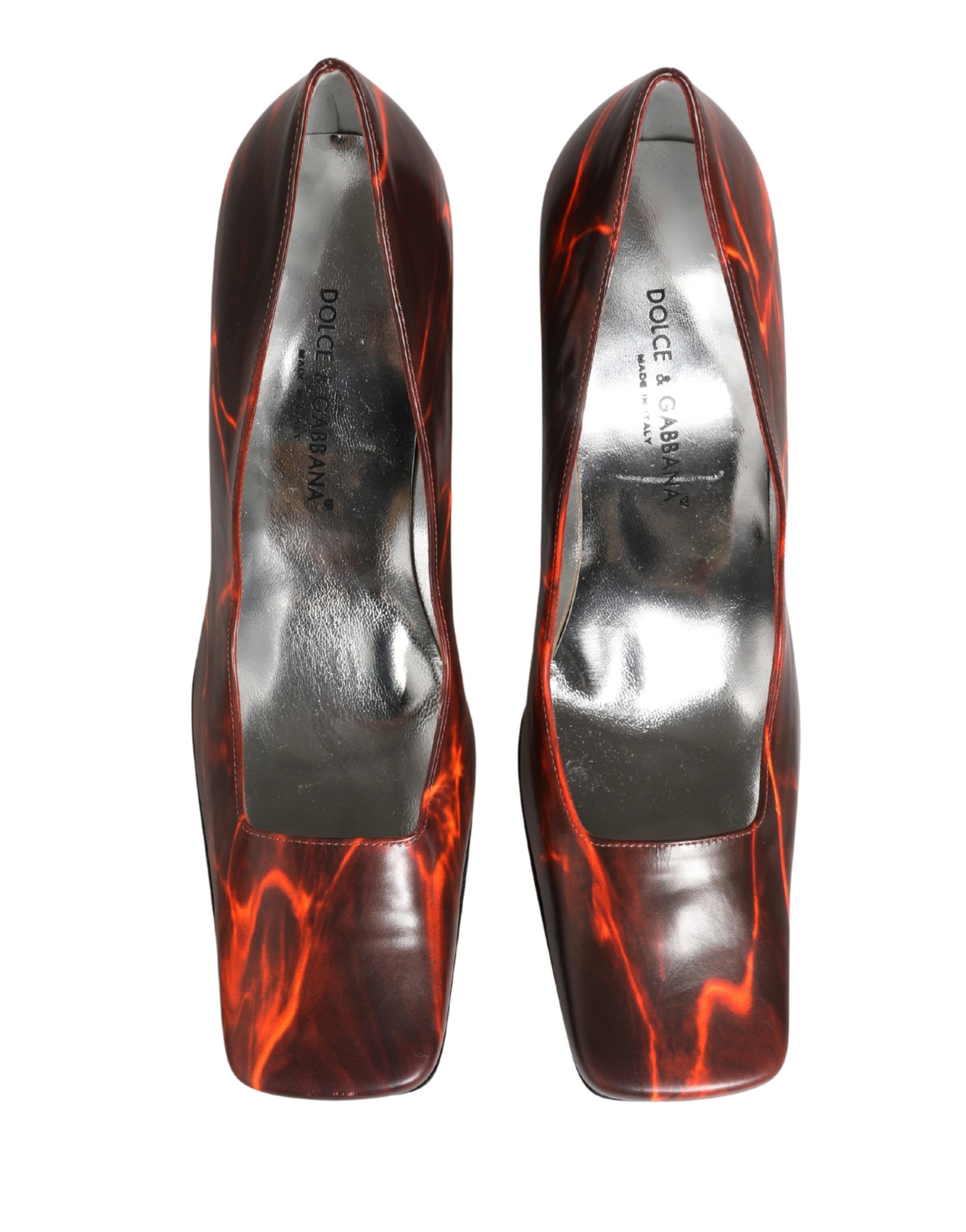 Leather Square Toe Pumps Women's Shoes (Pre-Owned) - Dolce & Gabbana - Modalova