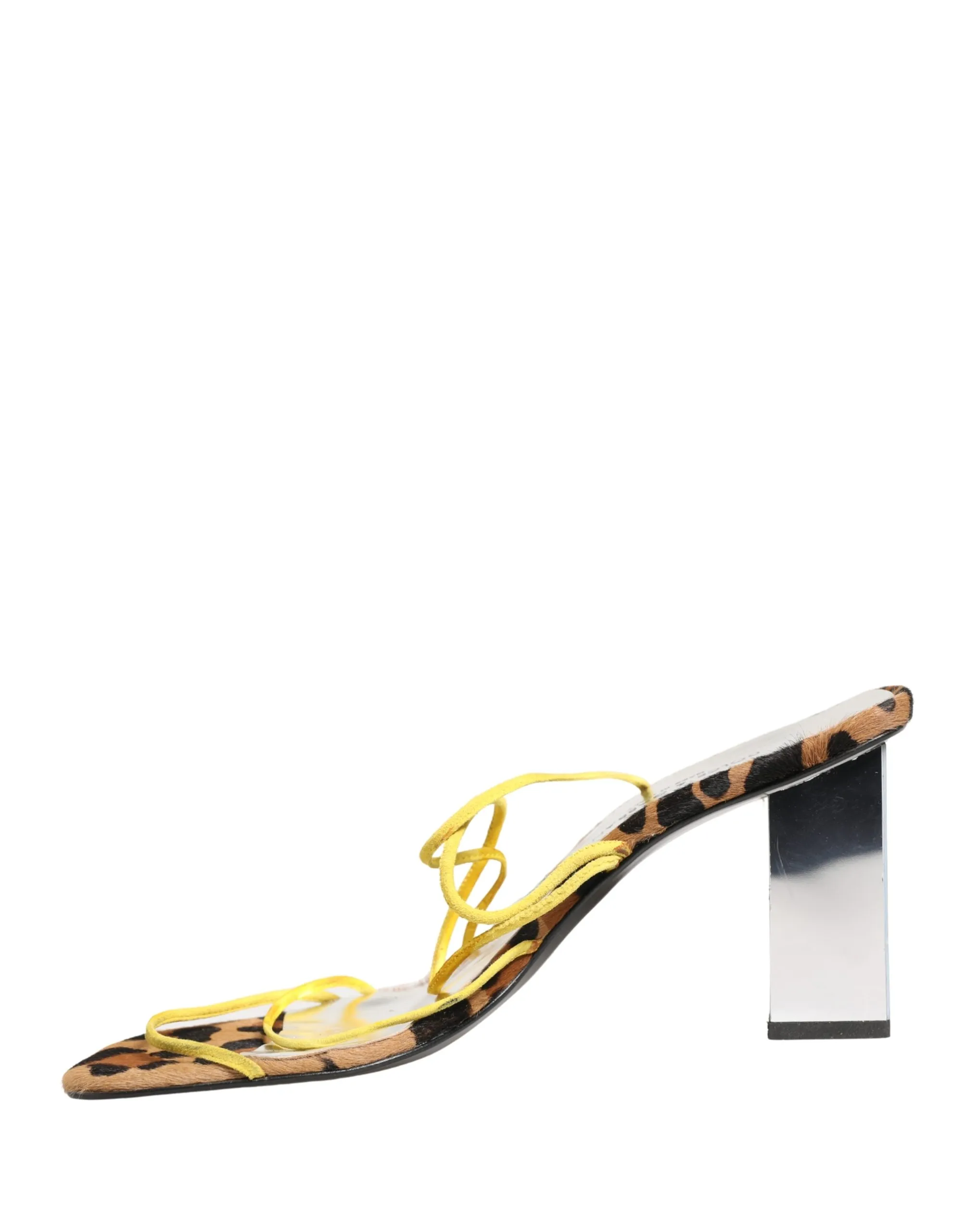 Leather Block Heels Sandals Women's Shoes - Dolce & Gabbana - Modalova