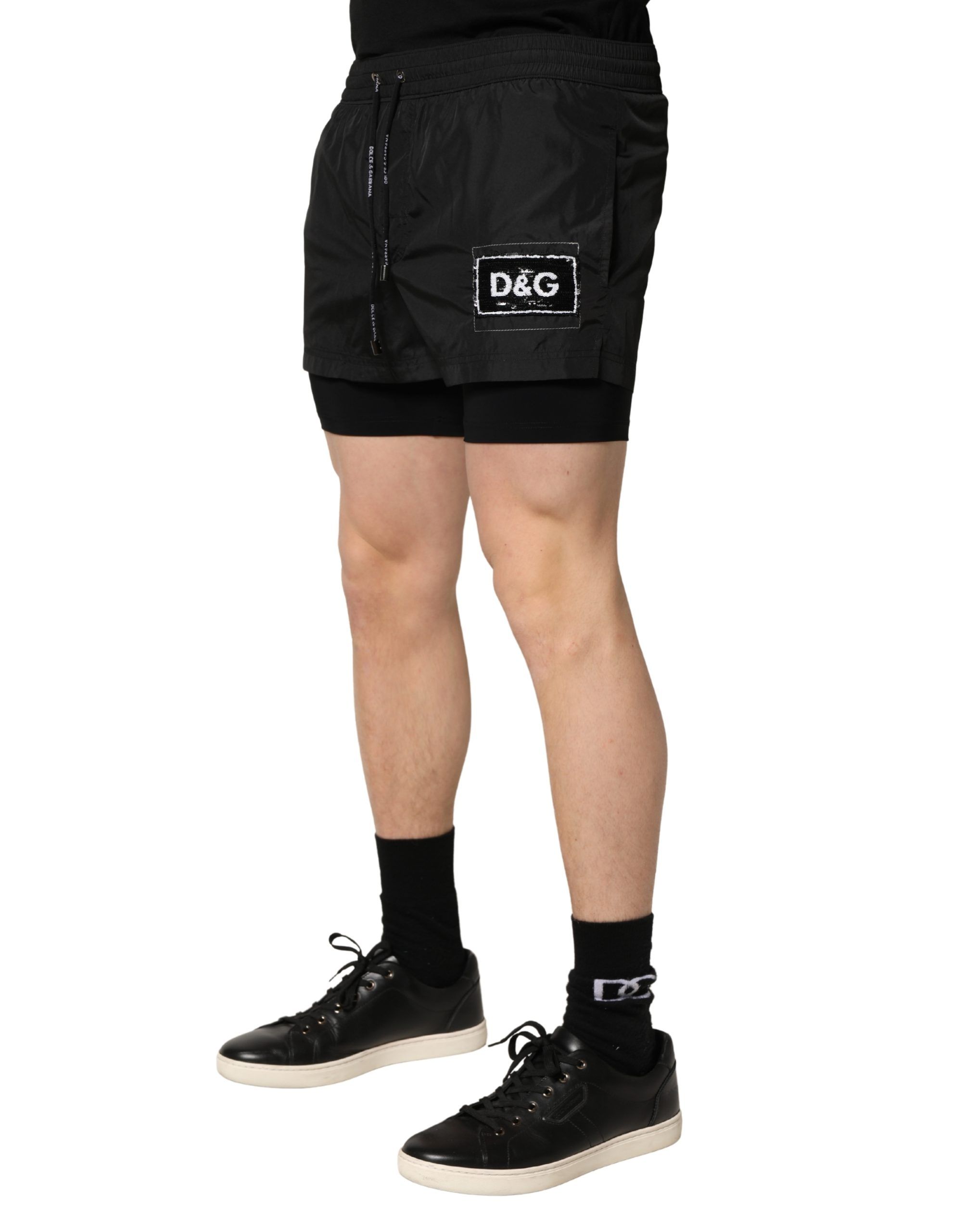 Polyester Drawstring Men Shorts Men's Swimwear - Dolce & Gabbana - Modalova