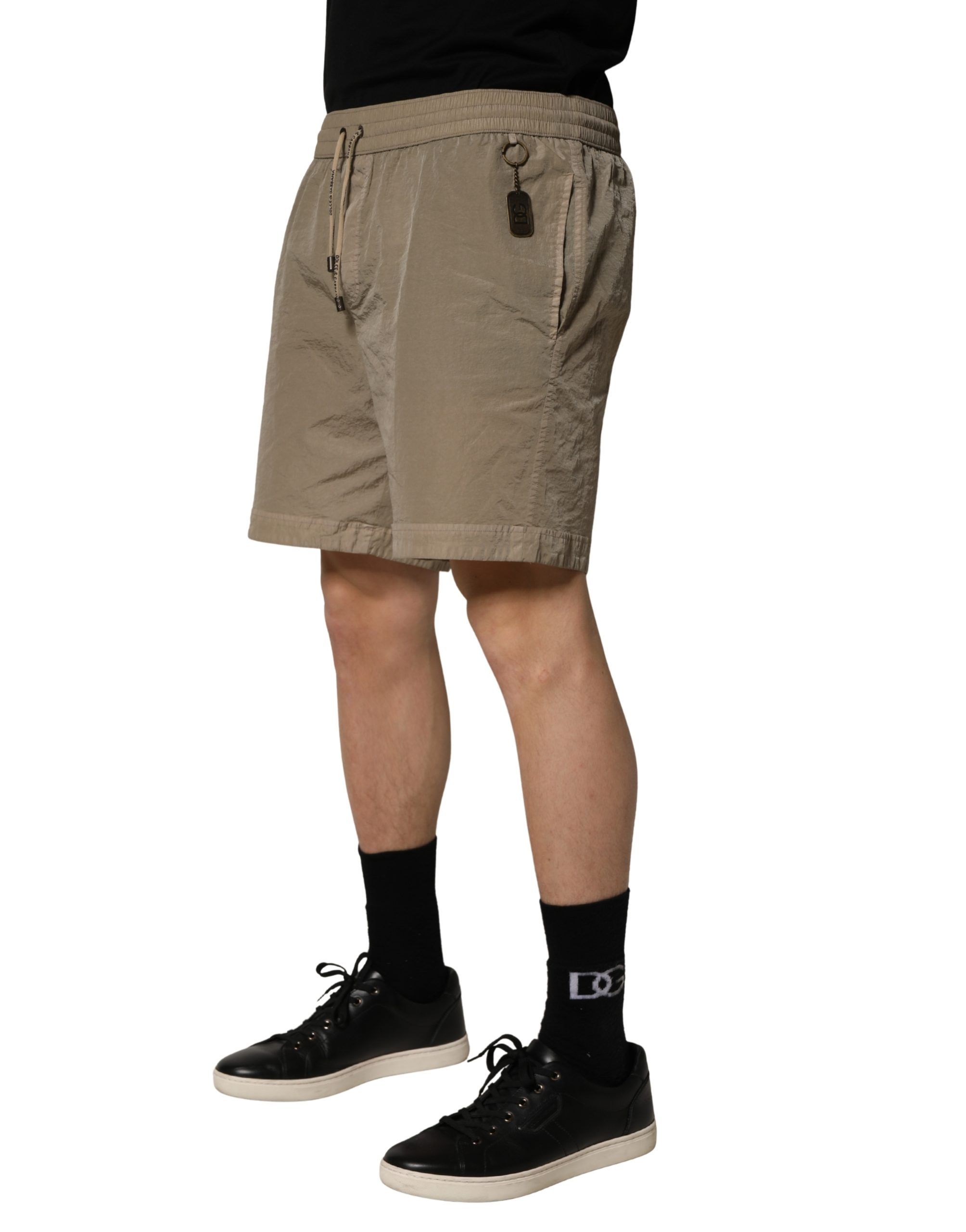 Nylon Drawstring Swim Shorts Men's Swimwear - Dolce & Gabbana - Modalova