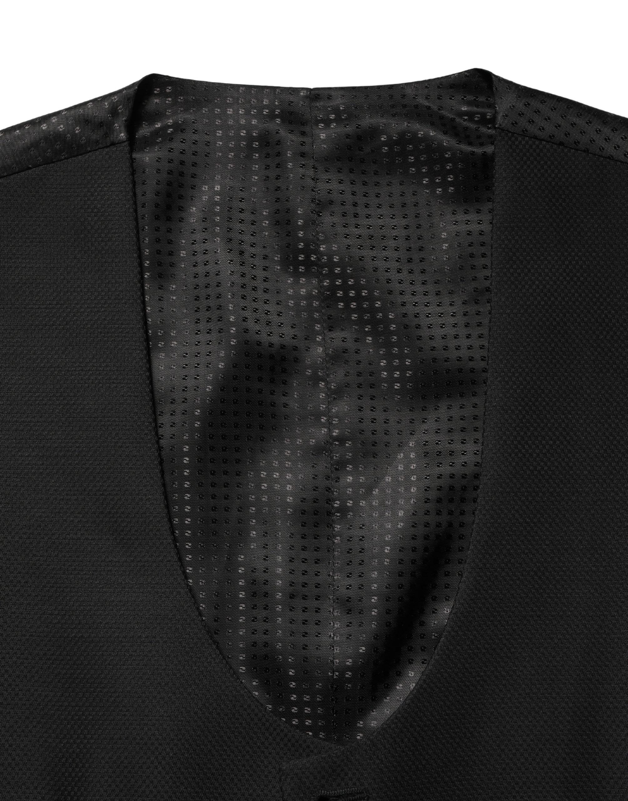 Wool Single Breasted Waistcoat Men's Vest - Dolce & Gabbana - Modalova