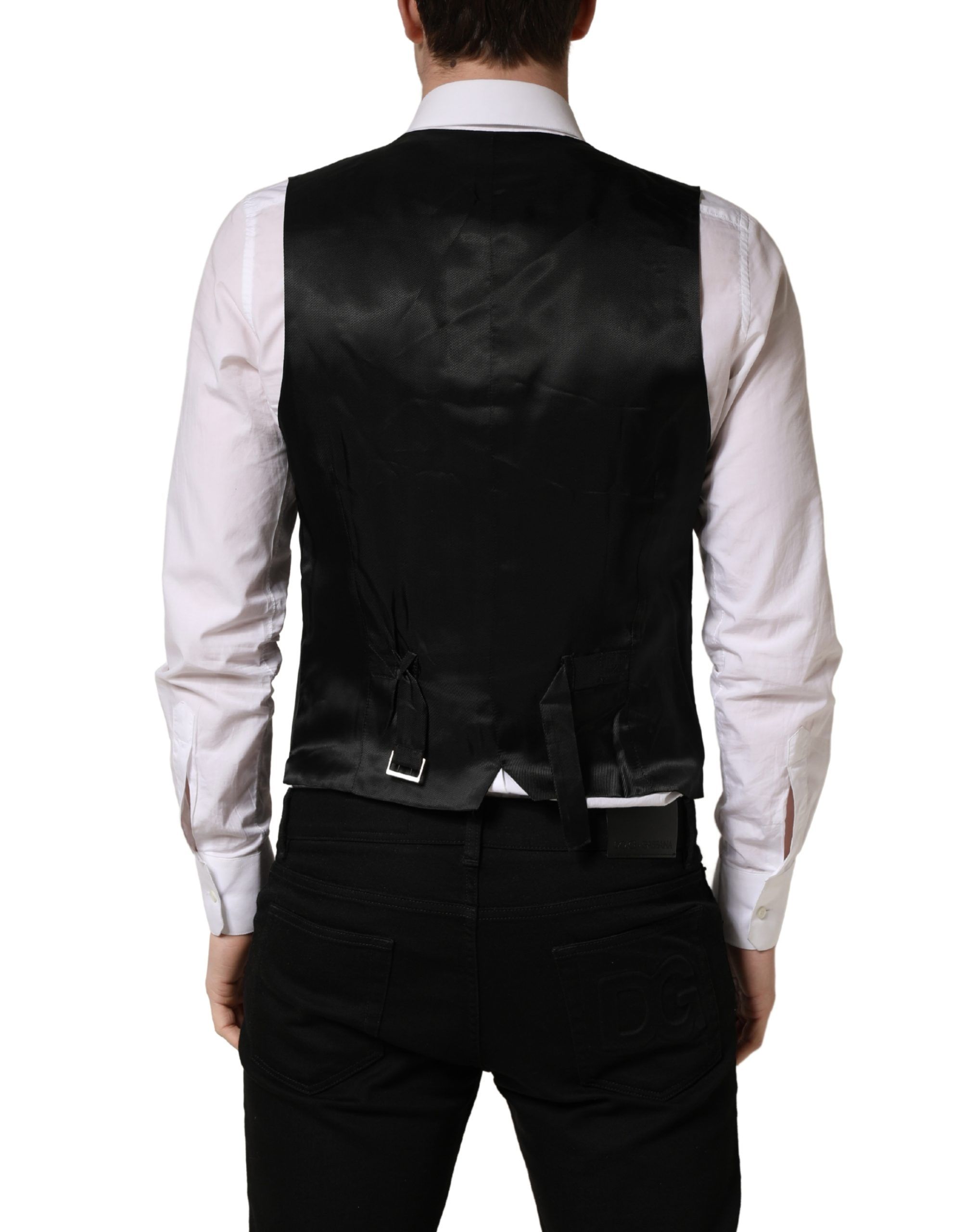 Stripe Single Breasted Waistcoat Men's Vest - Dolce & Gabbana - Modalova