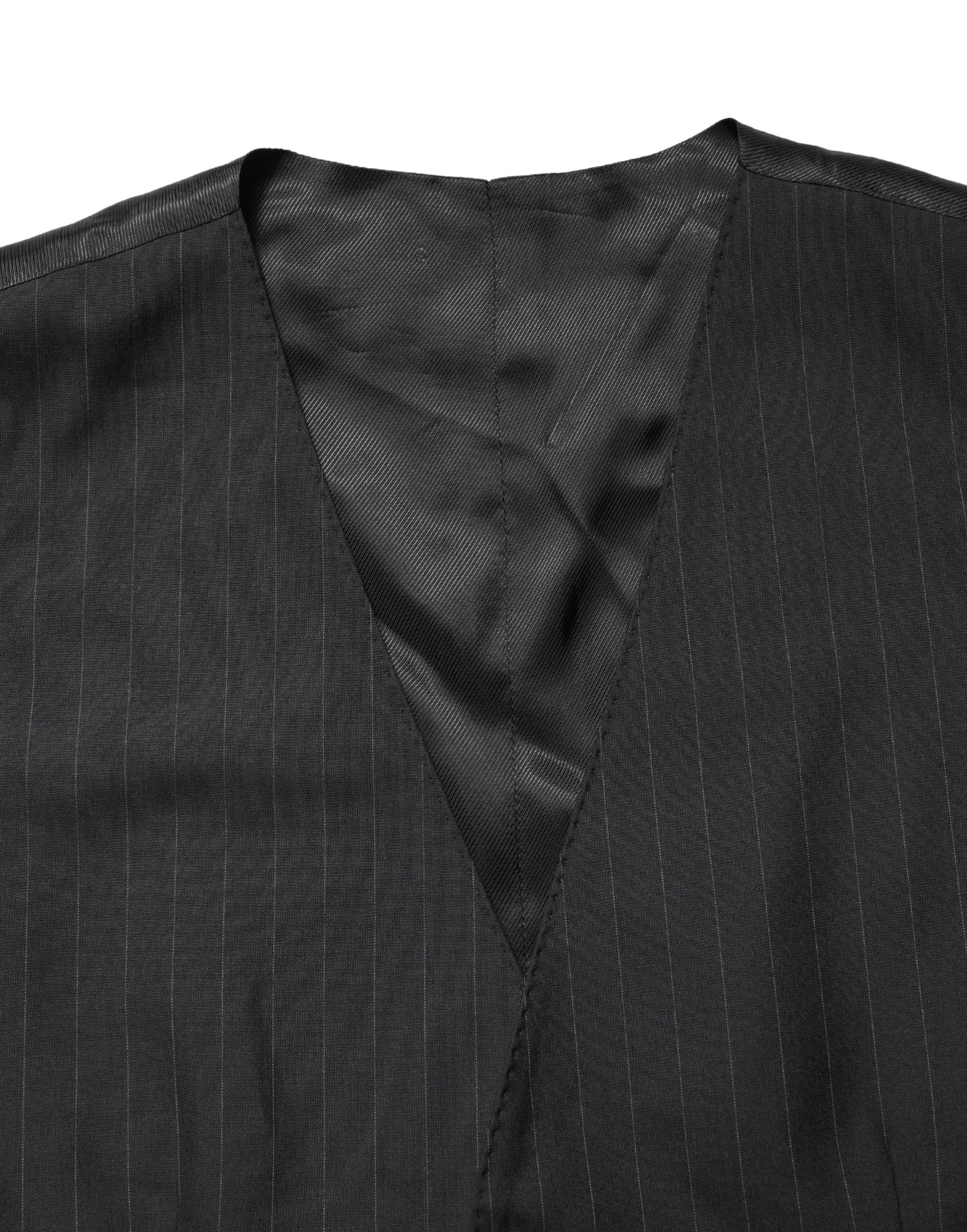 Stripe Single Breasted Waistcoat Men's Vest - Dolce & Gabbana - Modalova