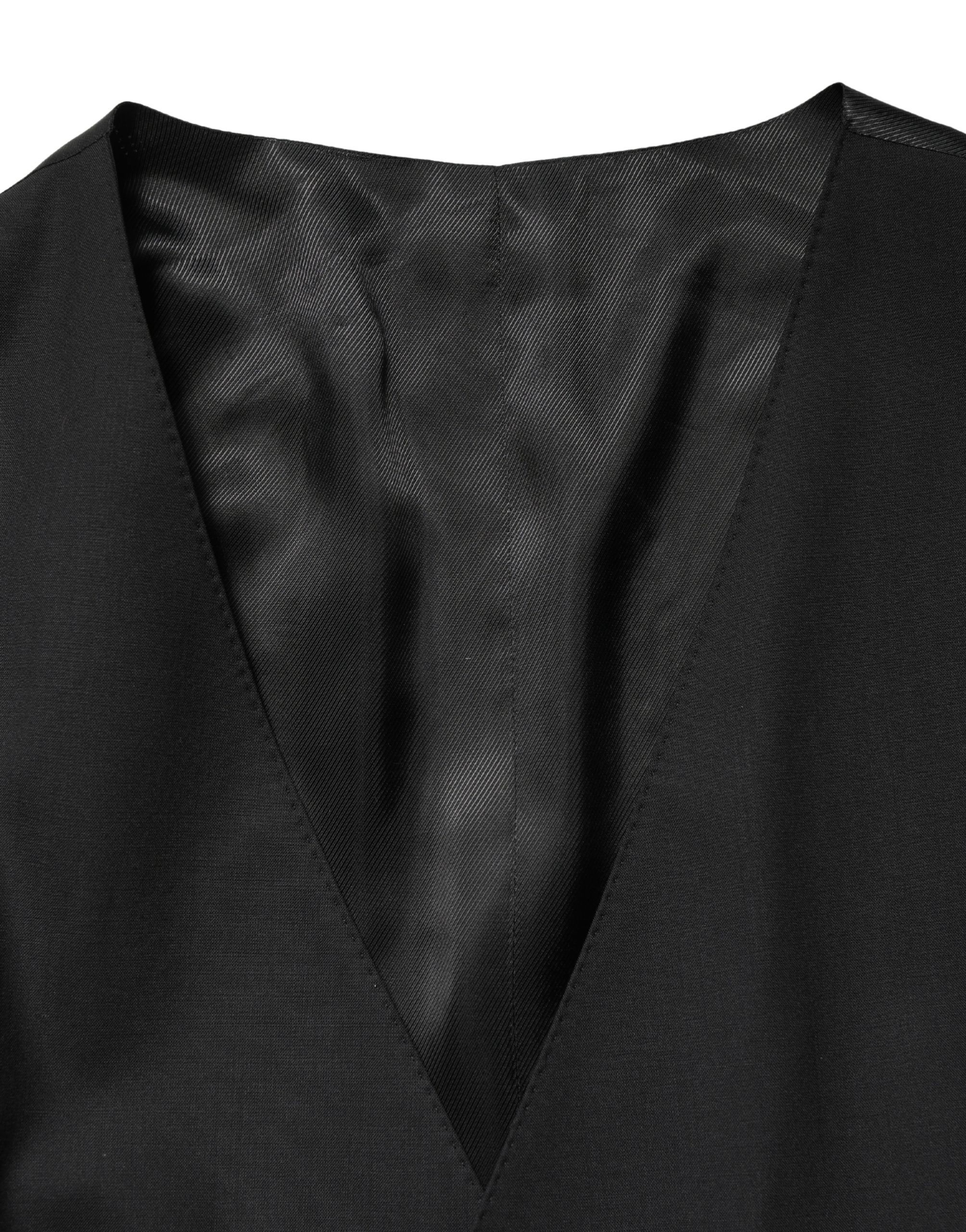 Wool Single Breasted Waistcoat Men's Vest - Dolce & Gabbana - Modalova