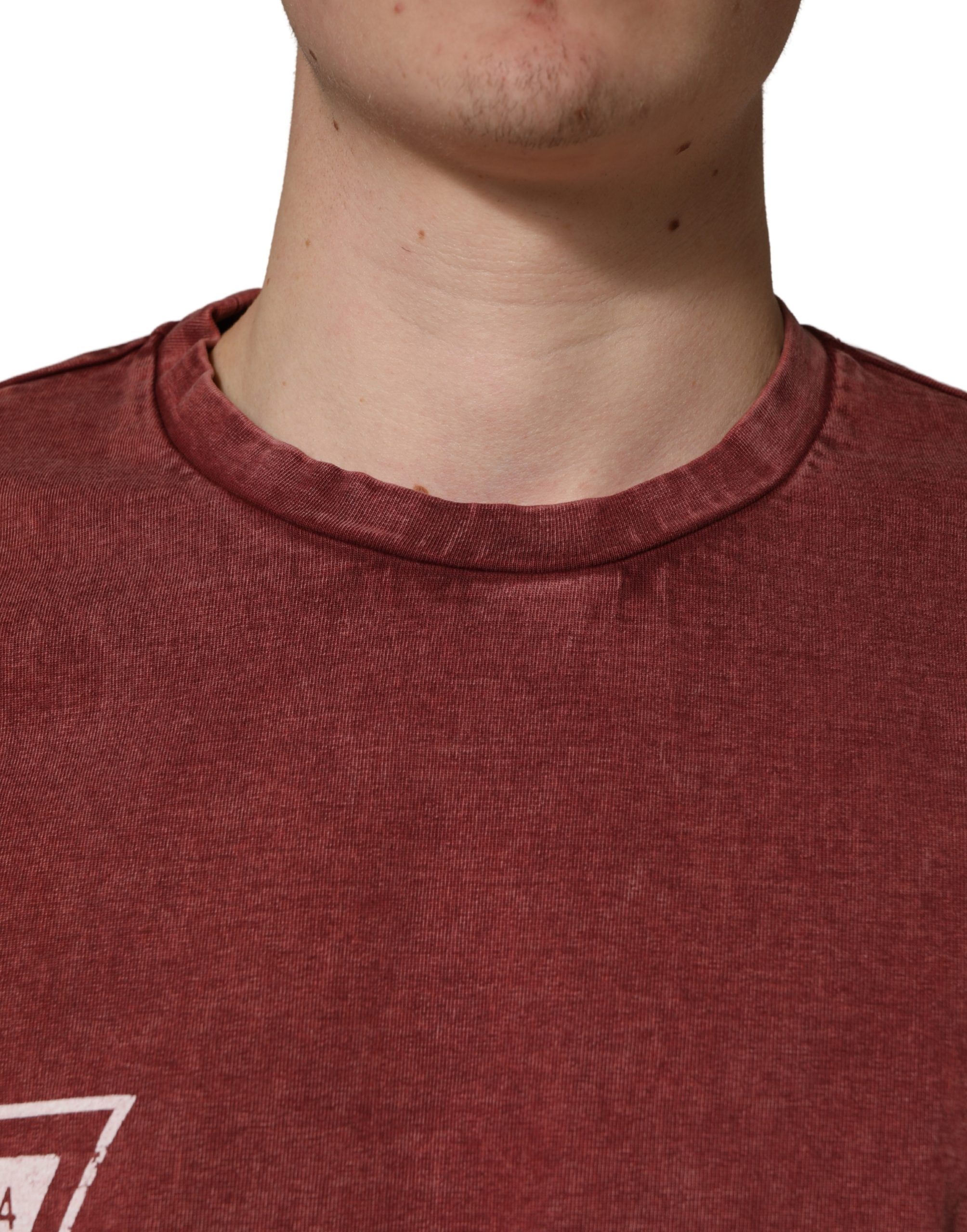 Print Round Neck Short Sleeve Men's T-shirt - Dolce & Gabbana - Modalova