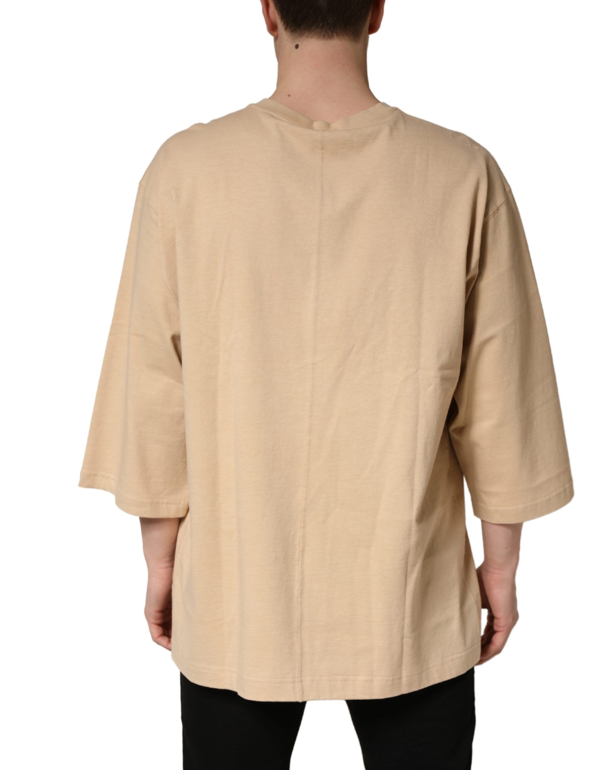 Cotton Roundneck Oversized Fit Men's T-shirt (Pre-Owned) - Dolce & Gabbana - Modalova