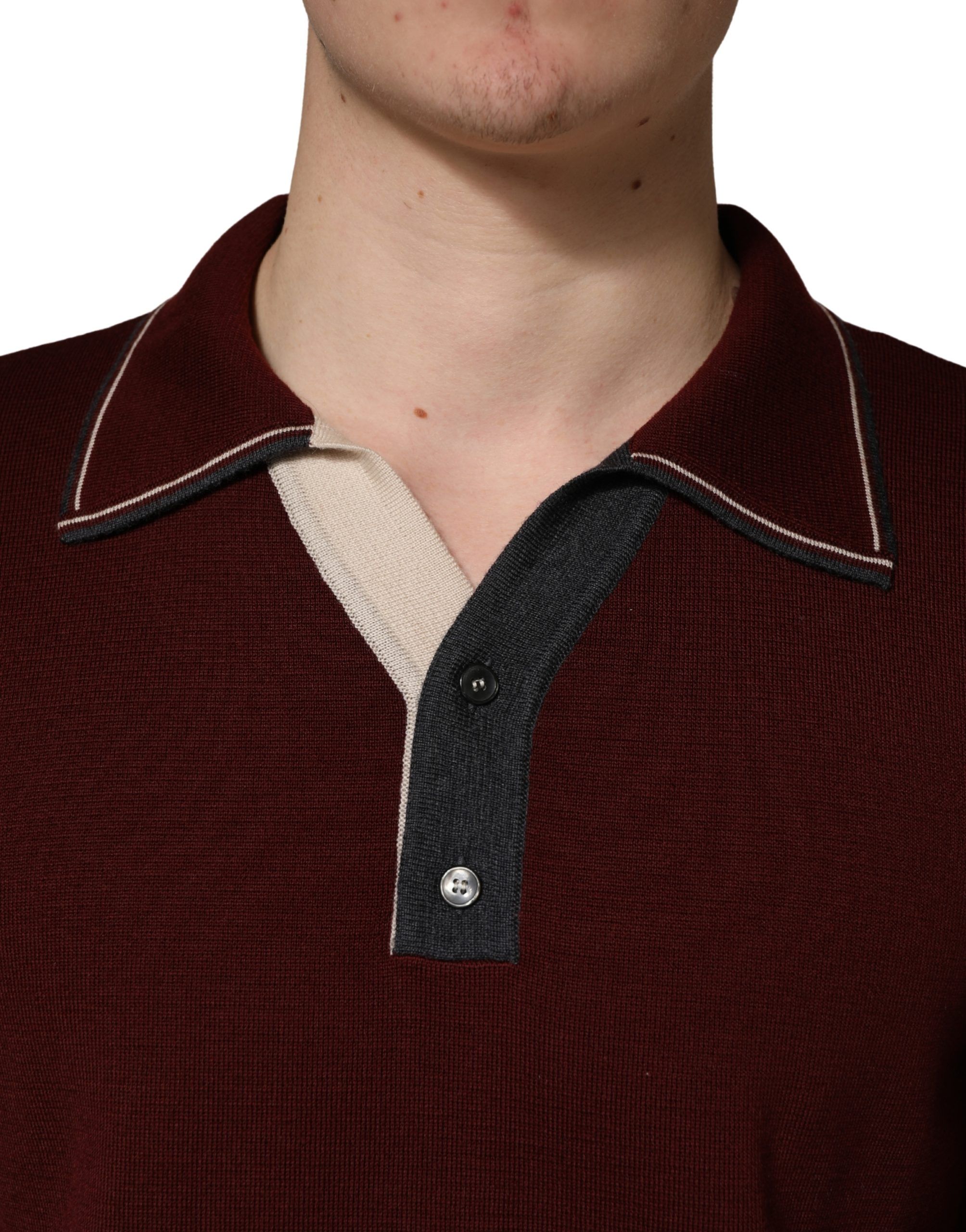 Re-Edition Wool Long Sleeves Men's T-shirt - Dolce & Gabbana - Modalova