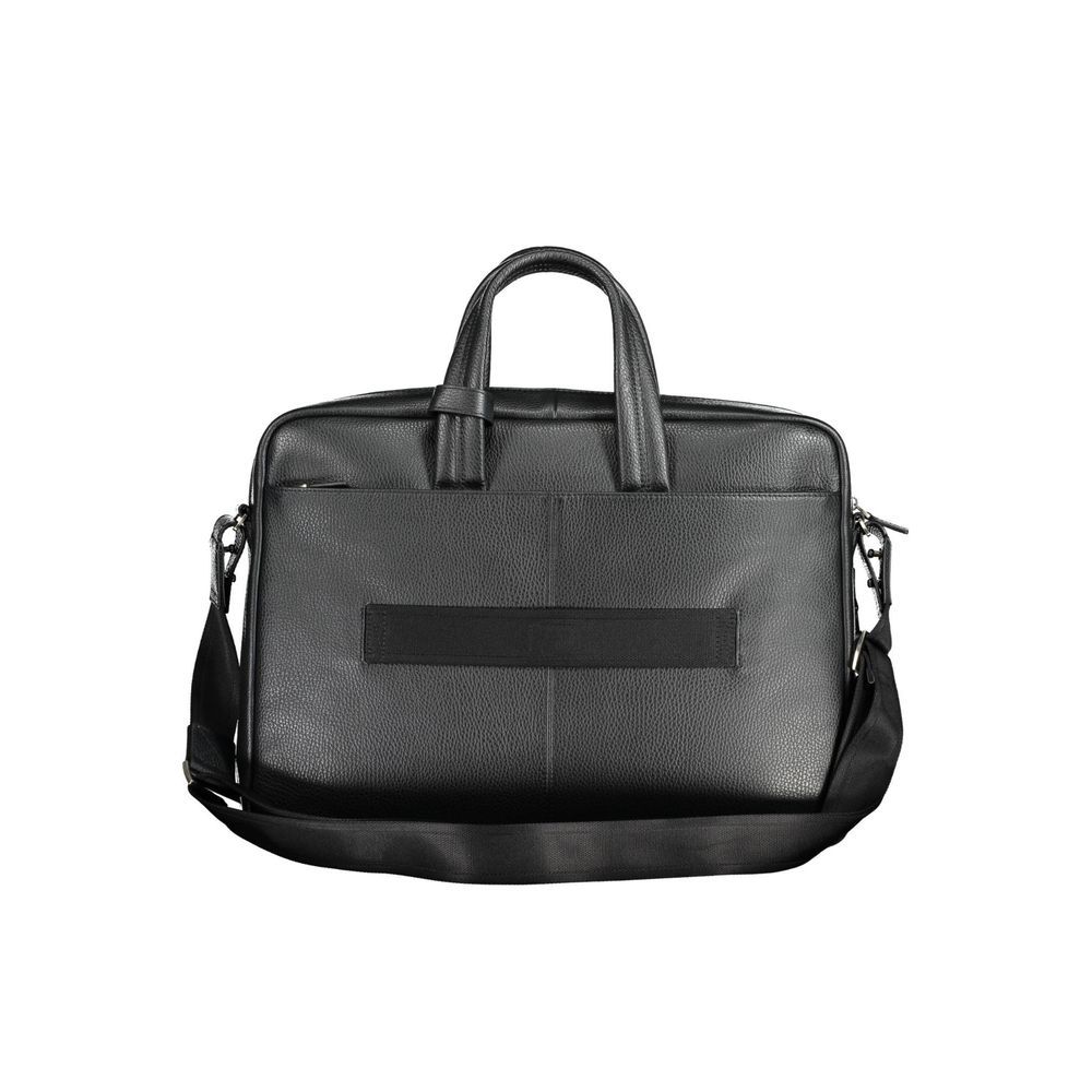 Nero Leather Men Men's Briefcase - Piquadro - Modalova