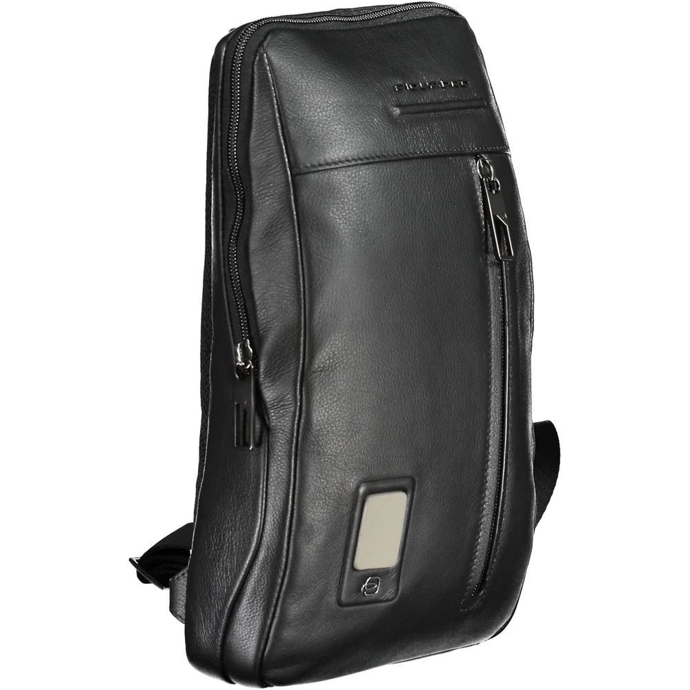 Nero Leather Mens Shoulder Men's Bag - Piquadro - Modalova