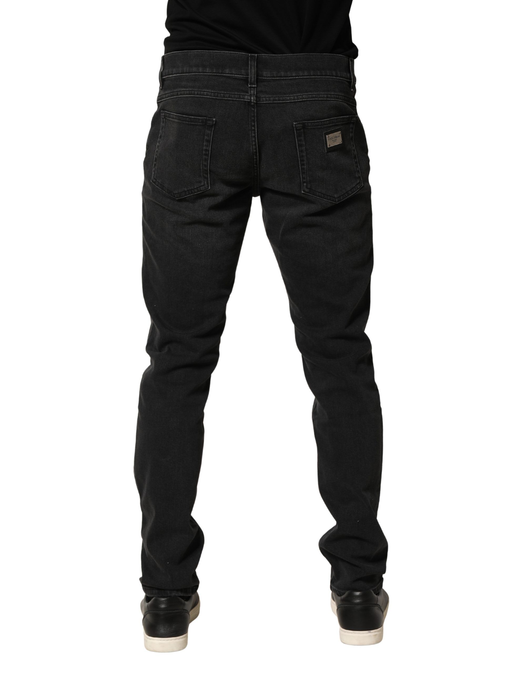 Cotton Stretch Regular SkinnyDenim Men's Jeans - Dolce & Gabbana - Modalova