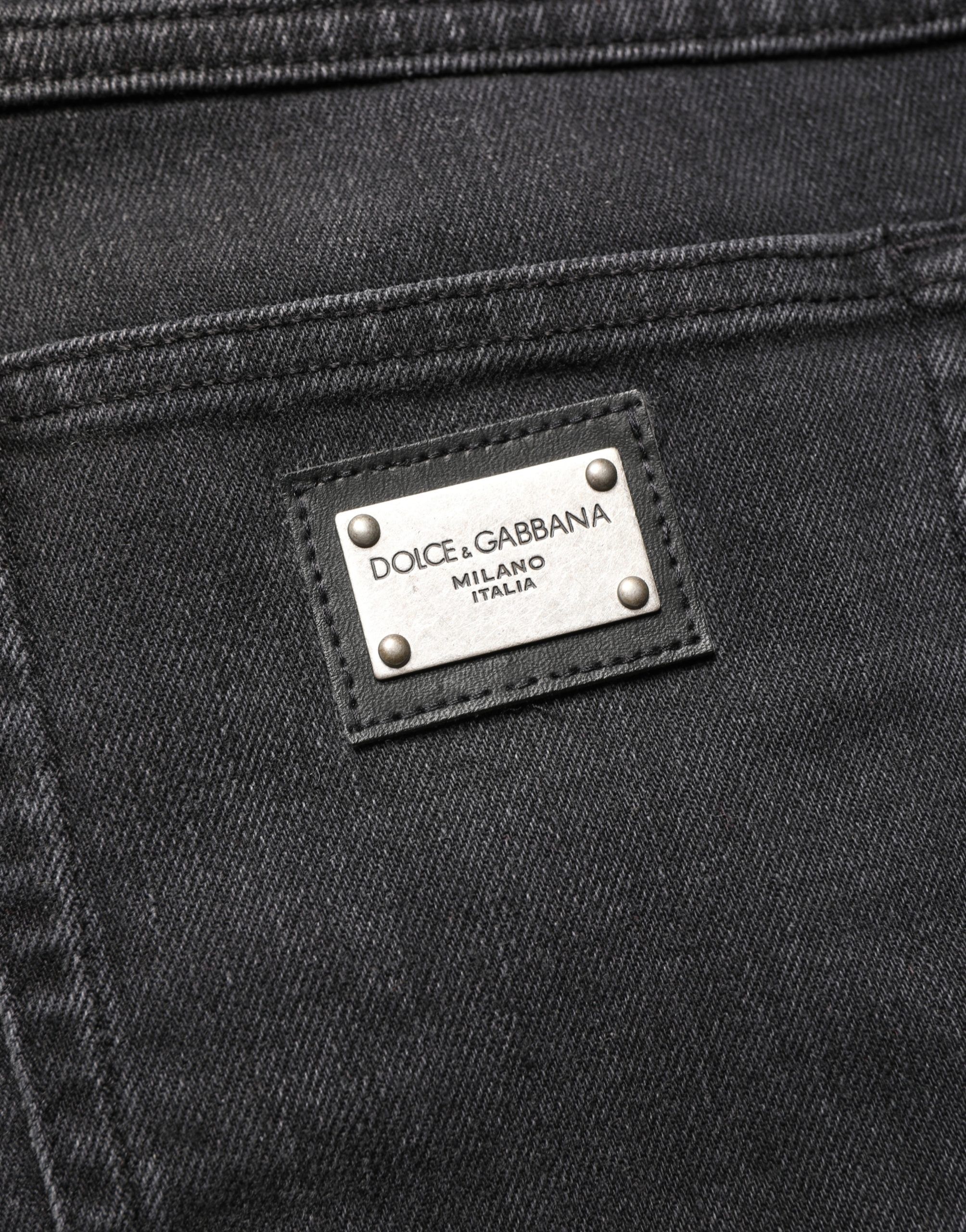 Cotton Stretch Regular SkinnyDenim Men's Jeans - Dolce & Gabbana - Modalova