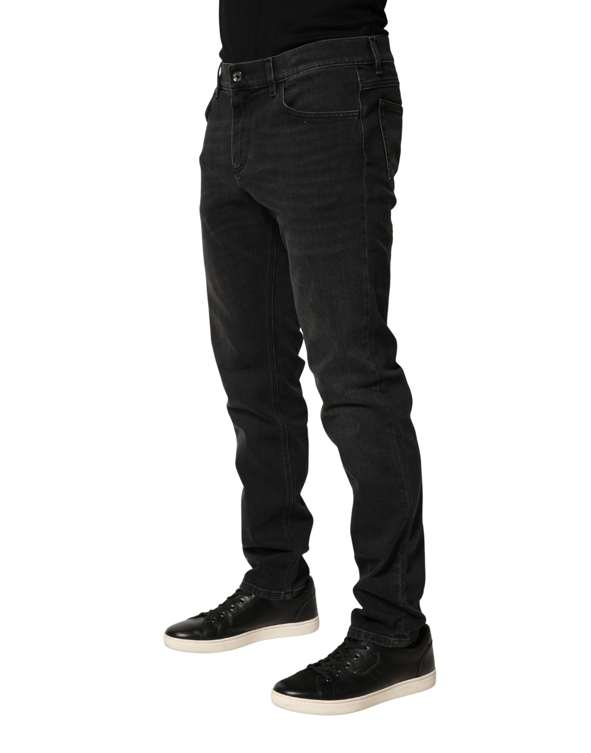 Cotton Stretch Regular SkinnyDenim Men's Jeans - Dolce & Gabbana - Modalova