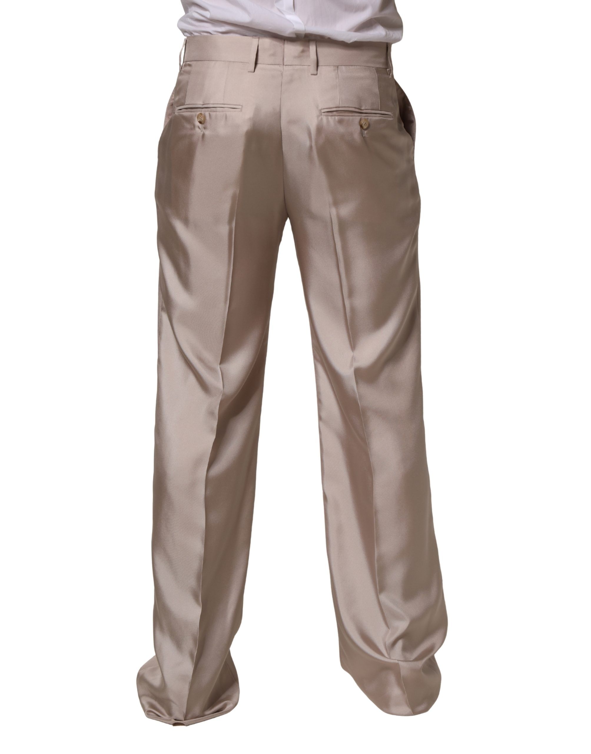 Silk Straight Formal DressTrouser Men's Pants (Pre-Owned) - Dolce & Gabbana - Modalova