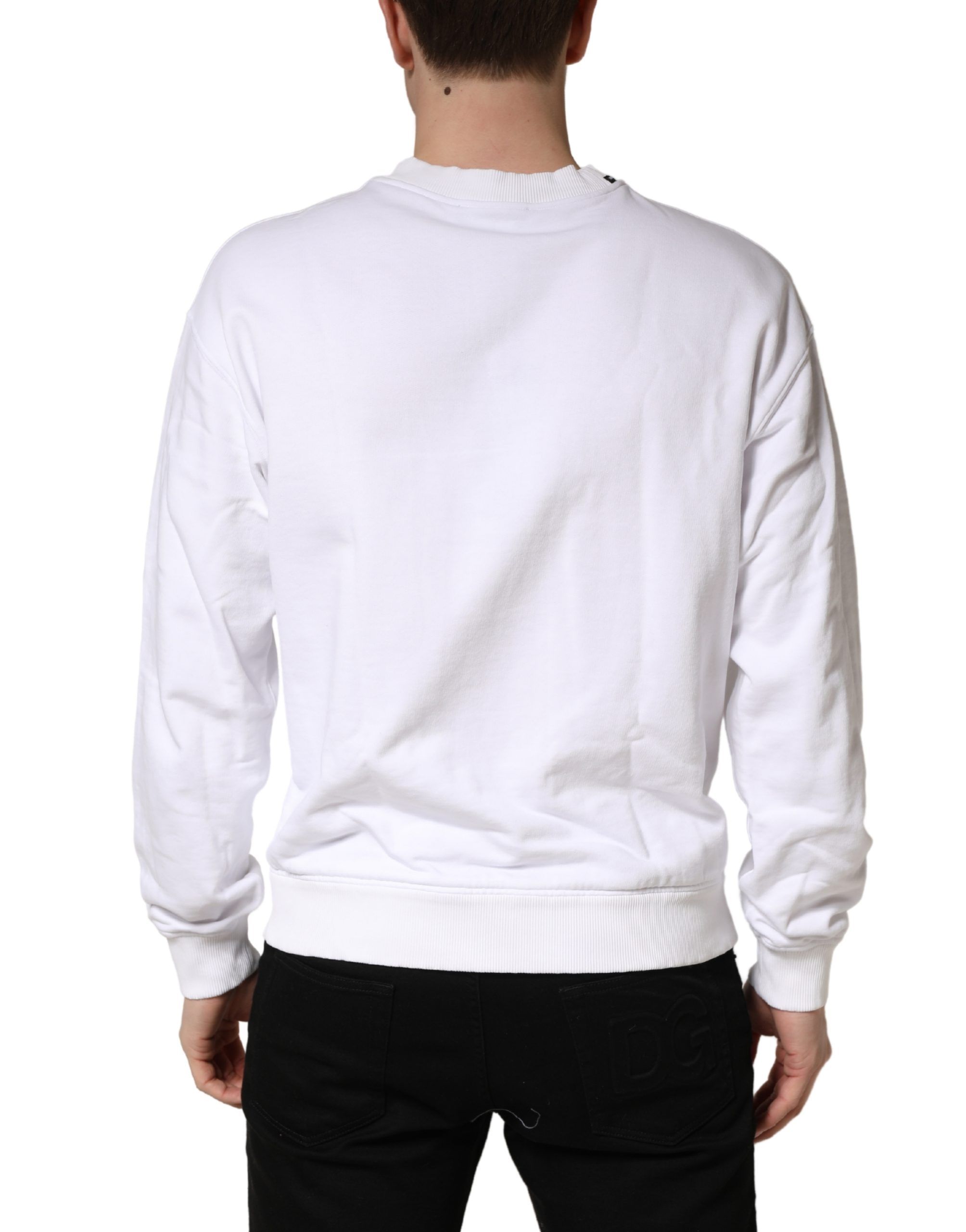 Cotton Crew Neck Sweatshirt Men's Sweater (Pre-Owned) - Dolce & Gabbana - Modalova