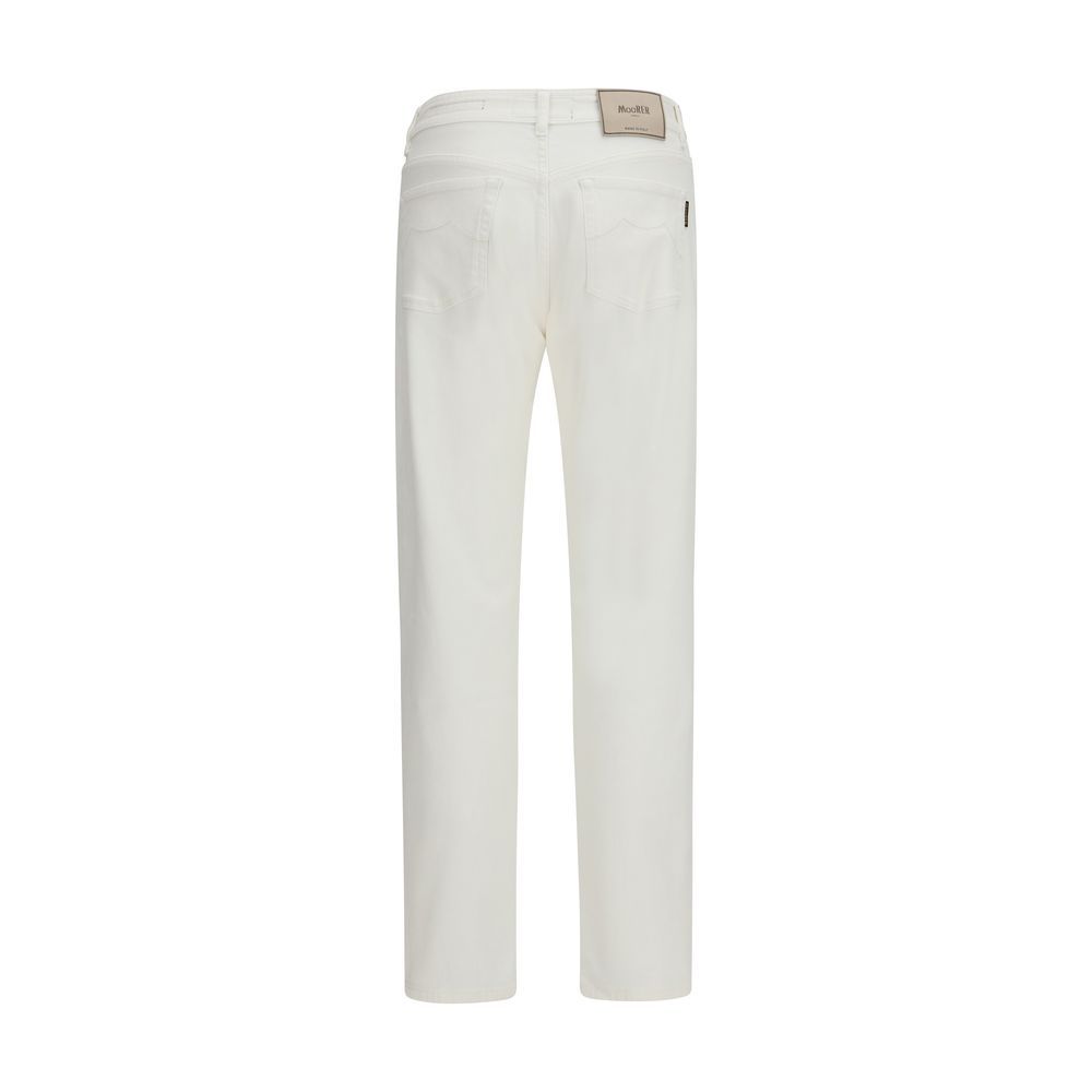 Cotton Straight-Leg Men's Jeans - MooRER - Modalova