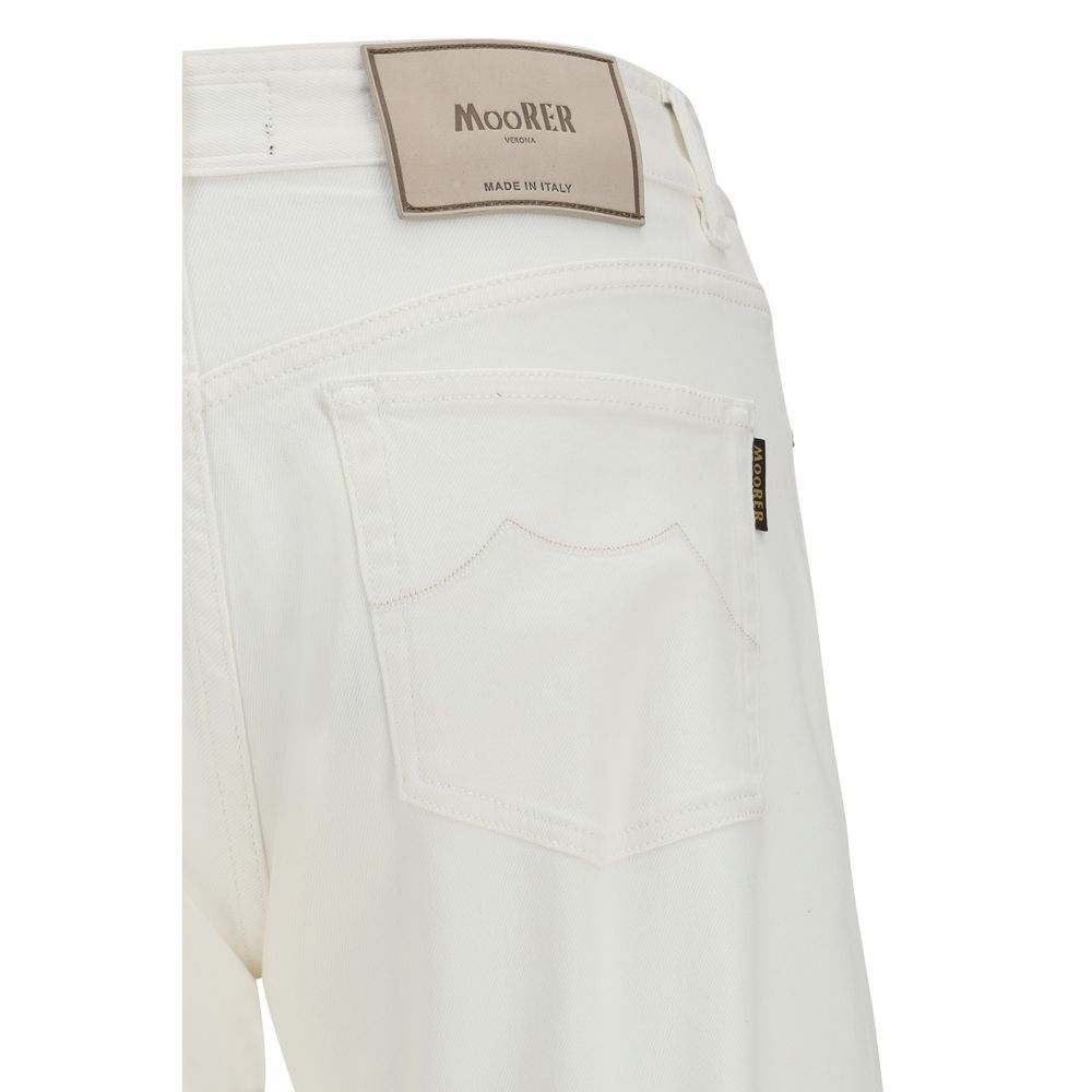 Cotton Straight-Leg Men's Jeans - MooRER - Modalova