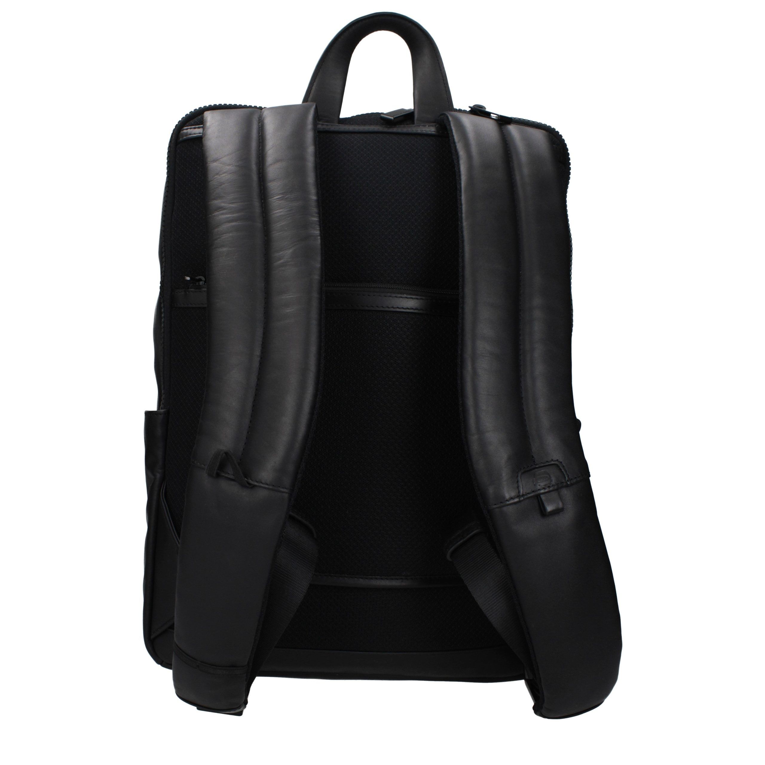 Leather Men's Backpack - Piquadro - Modalova
