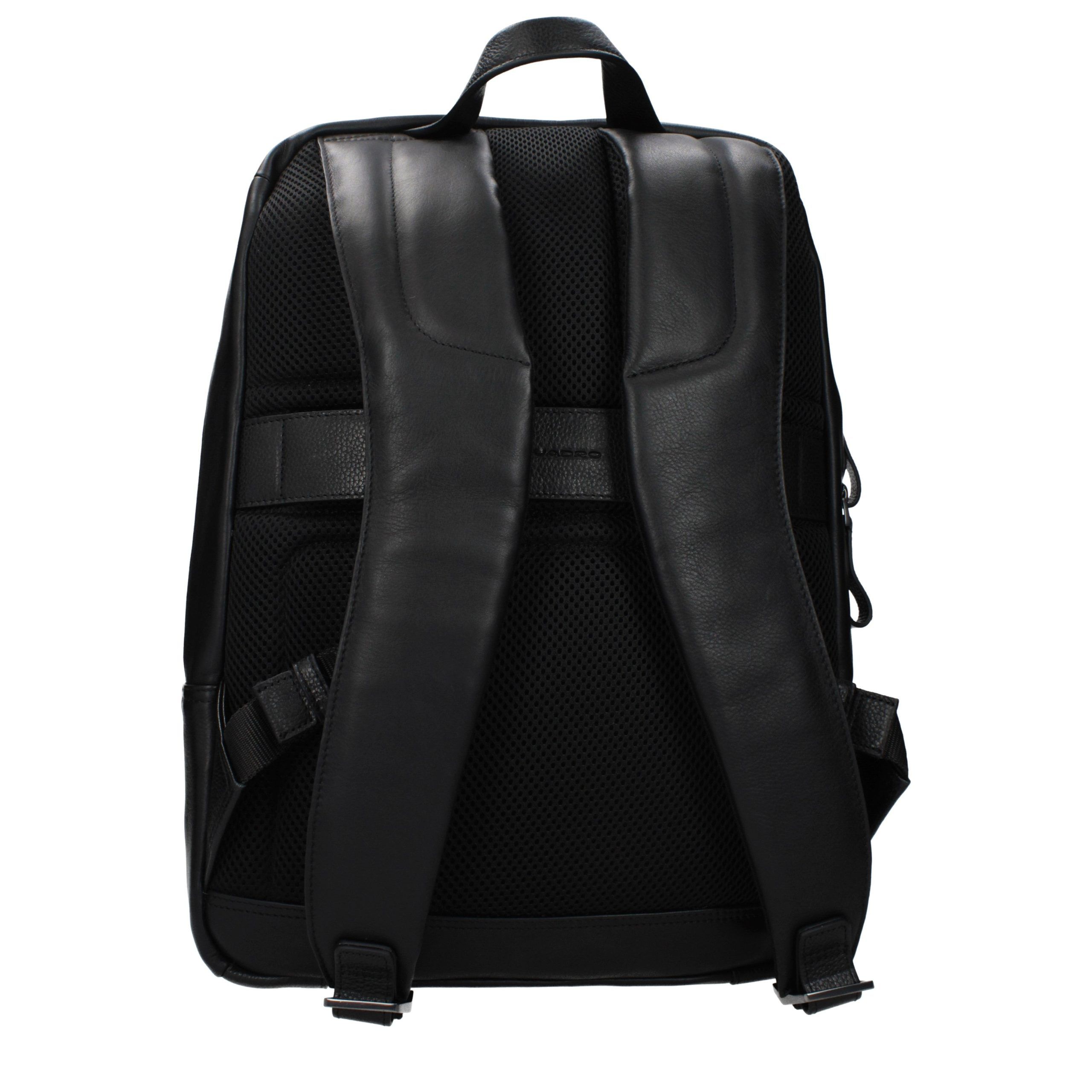 Leather Men's Backpack - Piquadro - Modalova